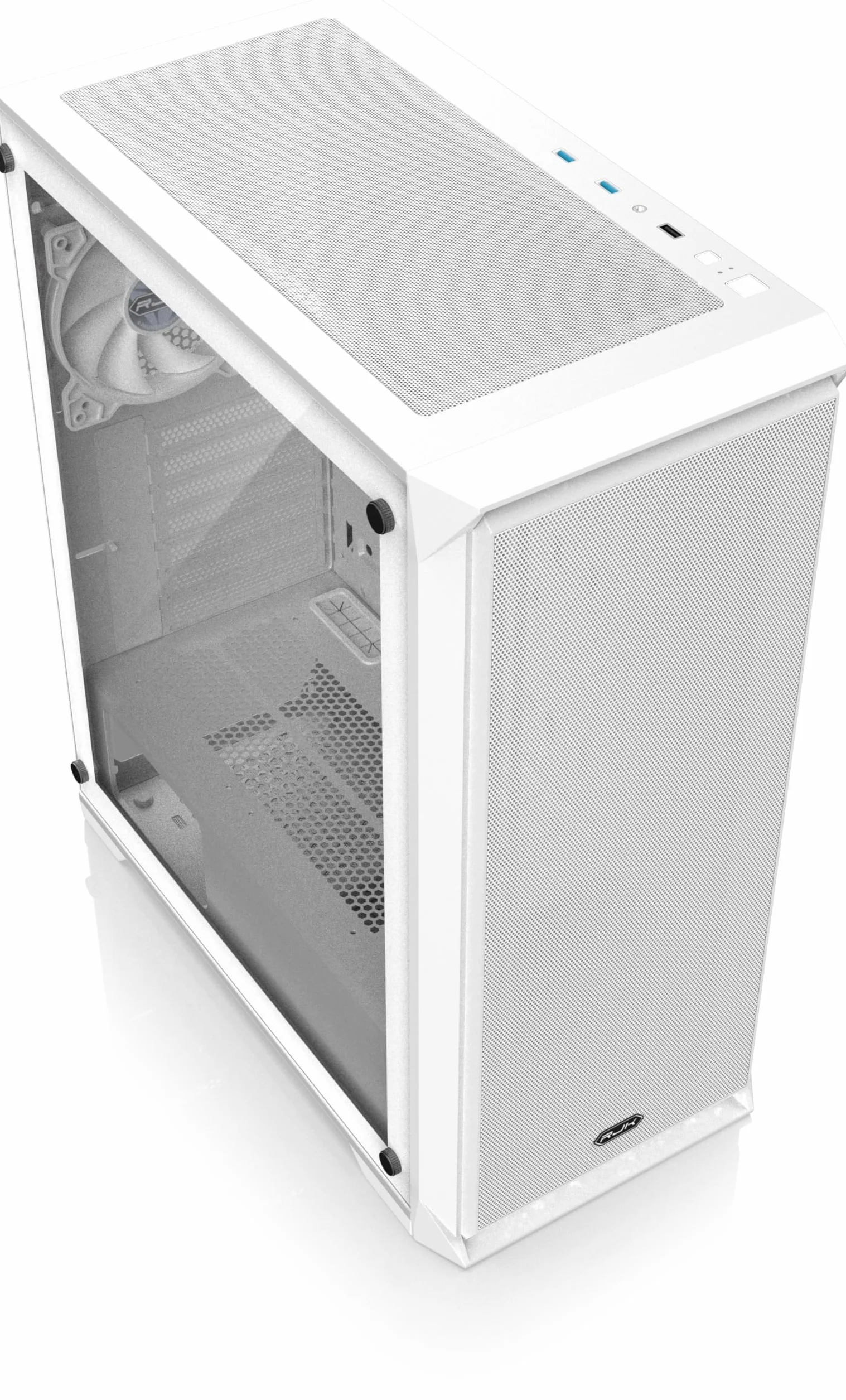 RAIJINTEK Arcadia IV obudowa komputera Mid-Tower ATX 120 mm wentylator 360 mm chłodnica 280 mm stojak 365 mm GPU