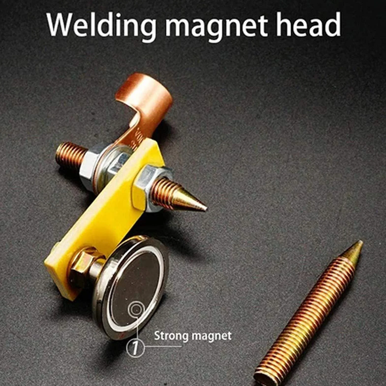 Zaciski pomocnicze spawalnicze głowica magnetyczna trwała magnetyczna zacisk uziemiający akcesoria spawalnicze metalowe akcesoria do narzędzi spawalniczych