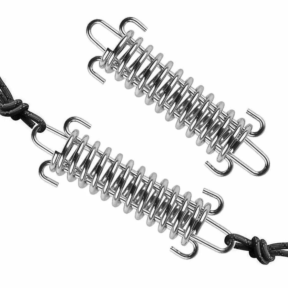 Sprężyna napinająca, żagiel przeciwsłoneczny, wiosenna sprzączka – 4 sztuki metalowych akcesoriów, sprężyn naciągowych do tarp, namiotów, stojaków drucianych, akcesoria kempingowe, bezpieczny montaż