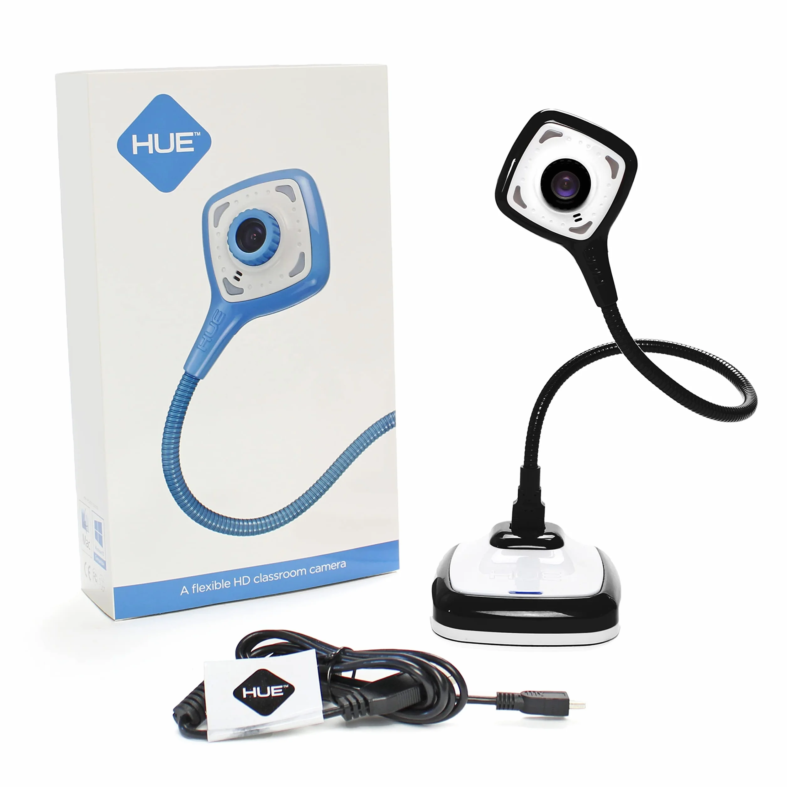 HUE HD Pro Elastyczna Kamera Dokumentowa USB Czarna