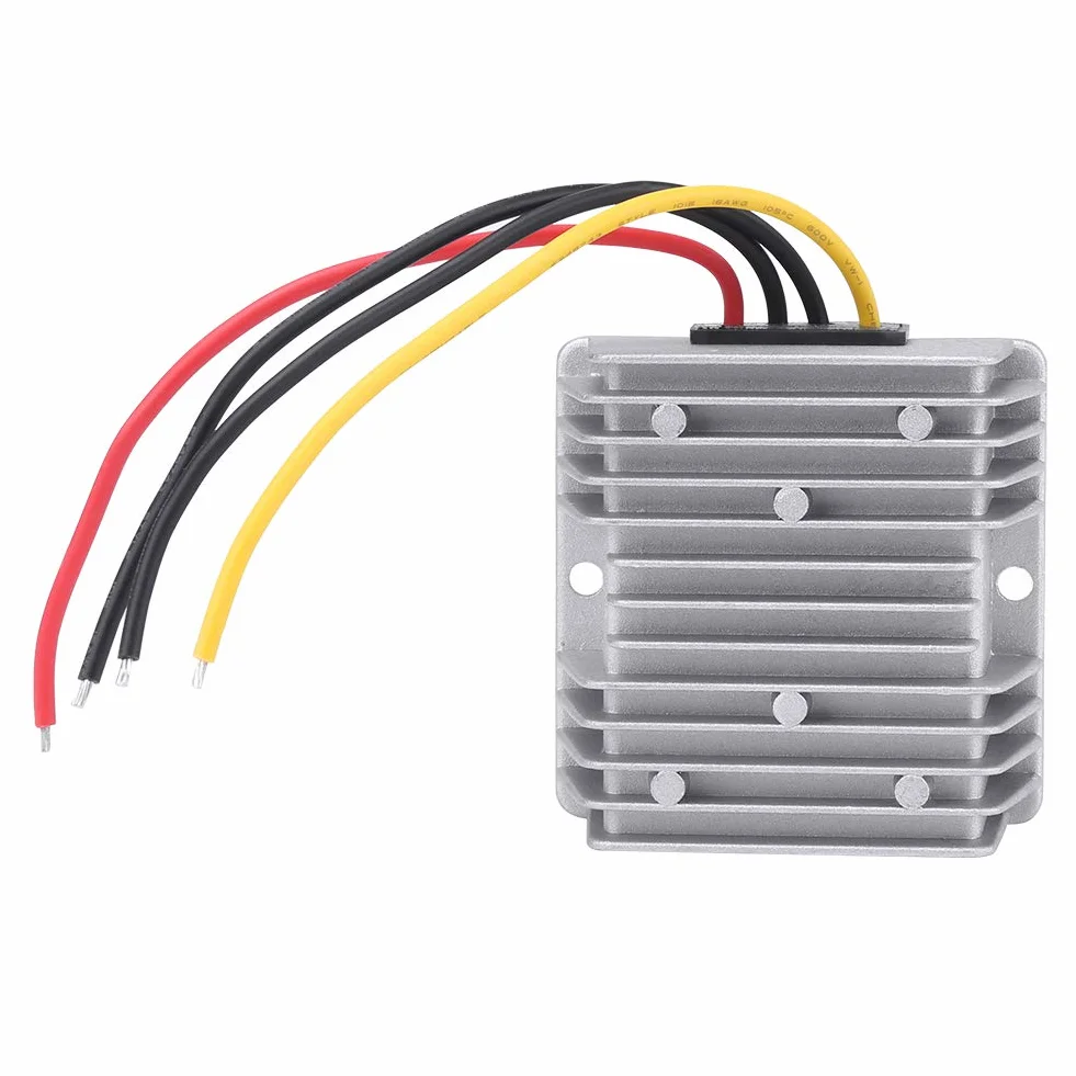 Przetwornica Napięcia DC DC8V ~ 40V do DC12V 6A 72W Auto Step UP Konwerter Obniżający Napięcie Regulator Napięcia Boost Moduł Wodoodporna Obudowa ze Stopu Aluminium