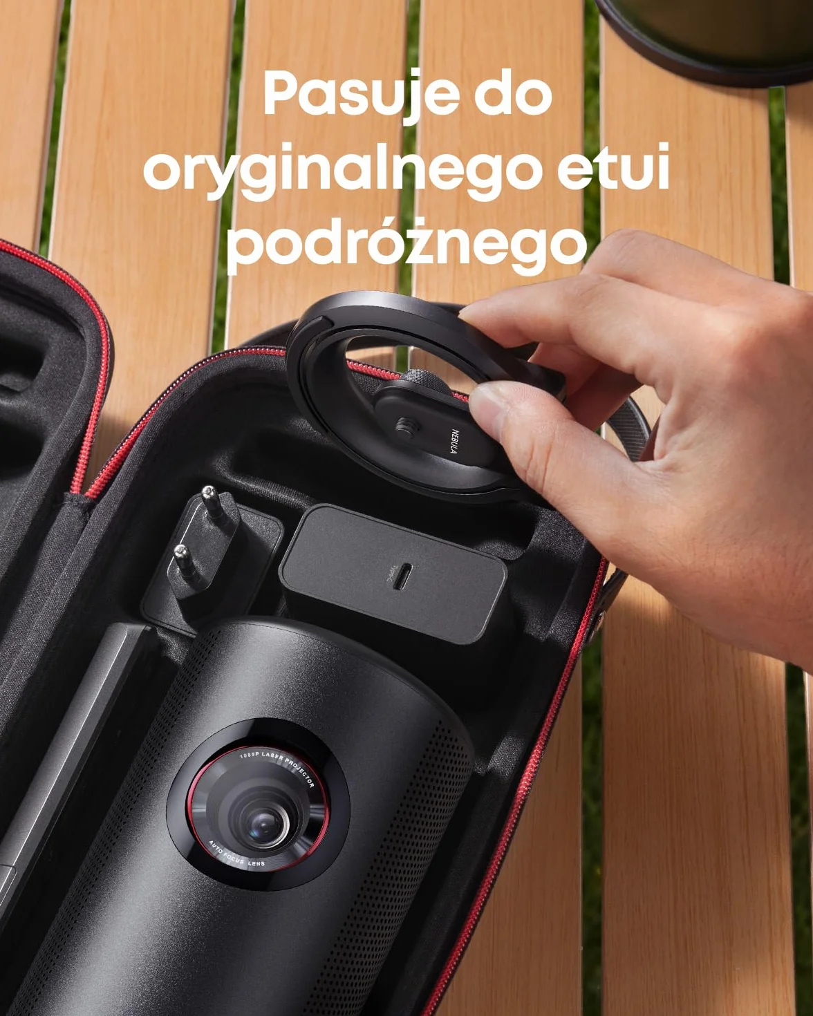 Anker Nebula Capsule projektor składany stojak ultra-kompaktowy uchwyt obrót 180° 95g