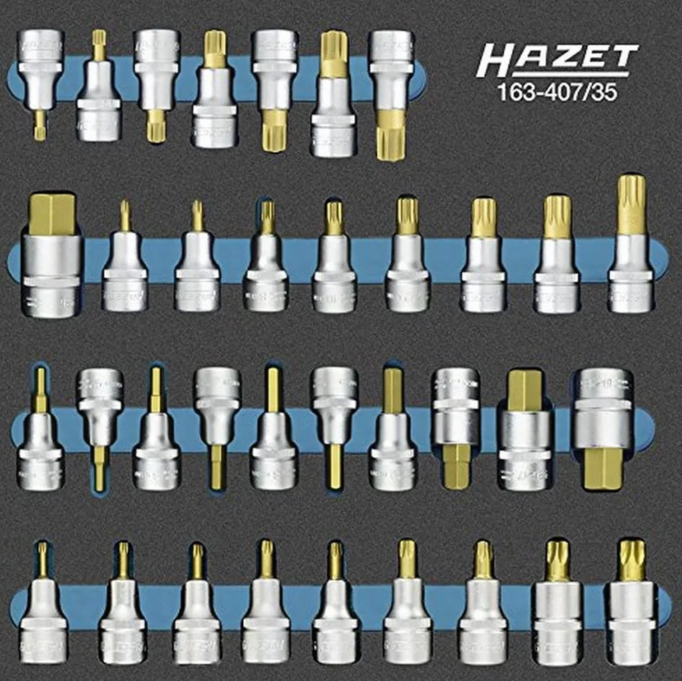 Hazet 163-407/35 zestaw nasadek na klucze nasadowe