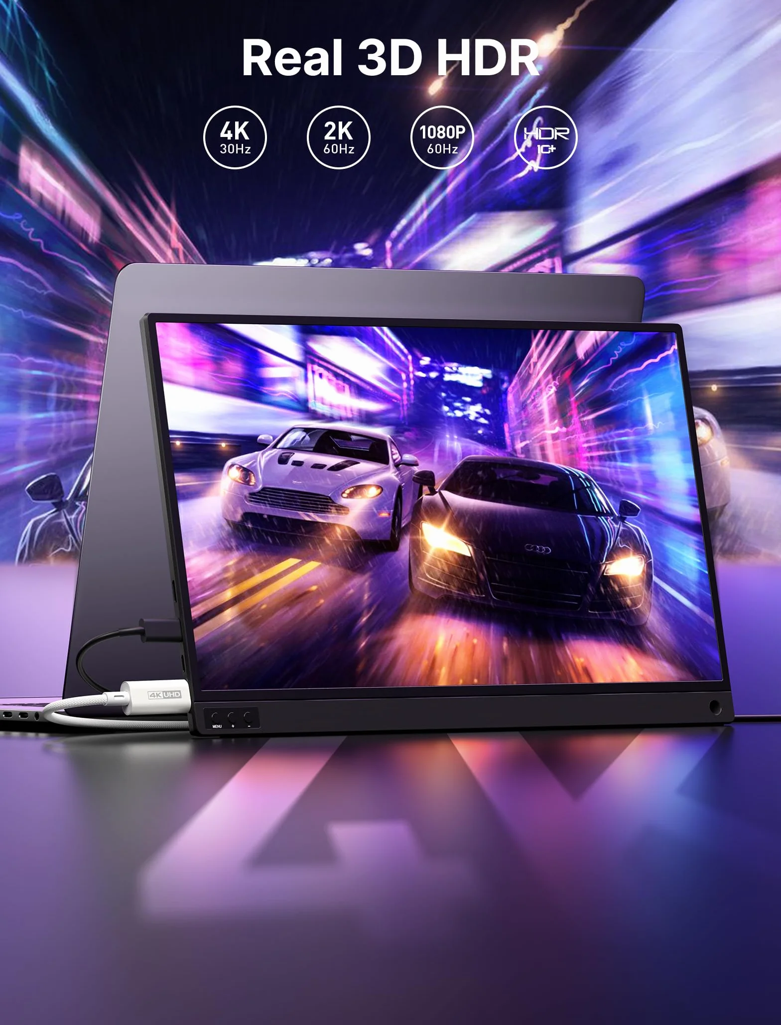 JSAUX Kabel USB C na mini HDMI 3,3 FT 4K High Speed