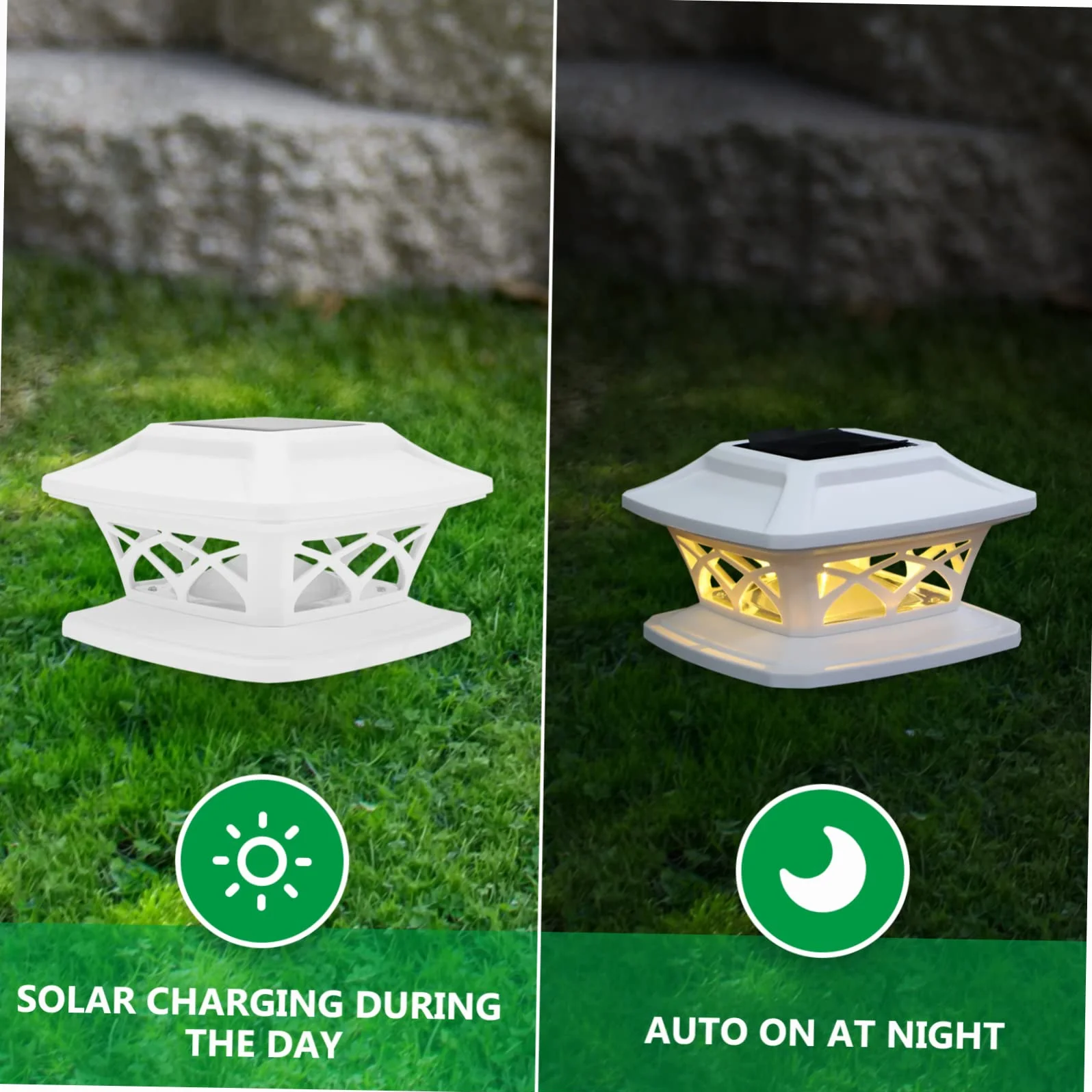 Lampa na słupku Lampa zasilana energią słoneczną Czapki na słupku Lampy na słupku Lampy solarne na słupku Lampy na zewnątrz na taras Lampy na płocie Lampy solarne na tarasie Lampy ogrodowe na płocie B