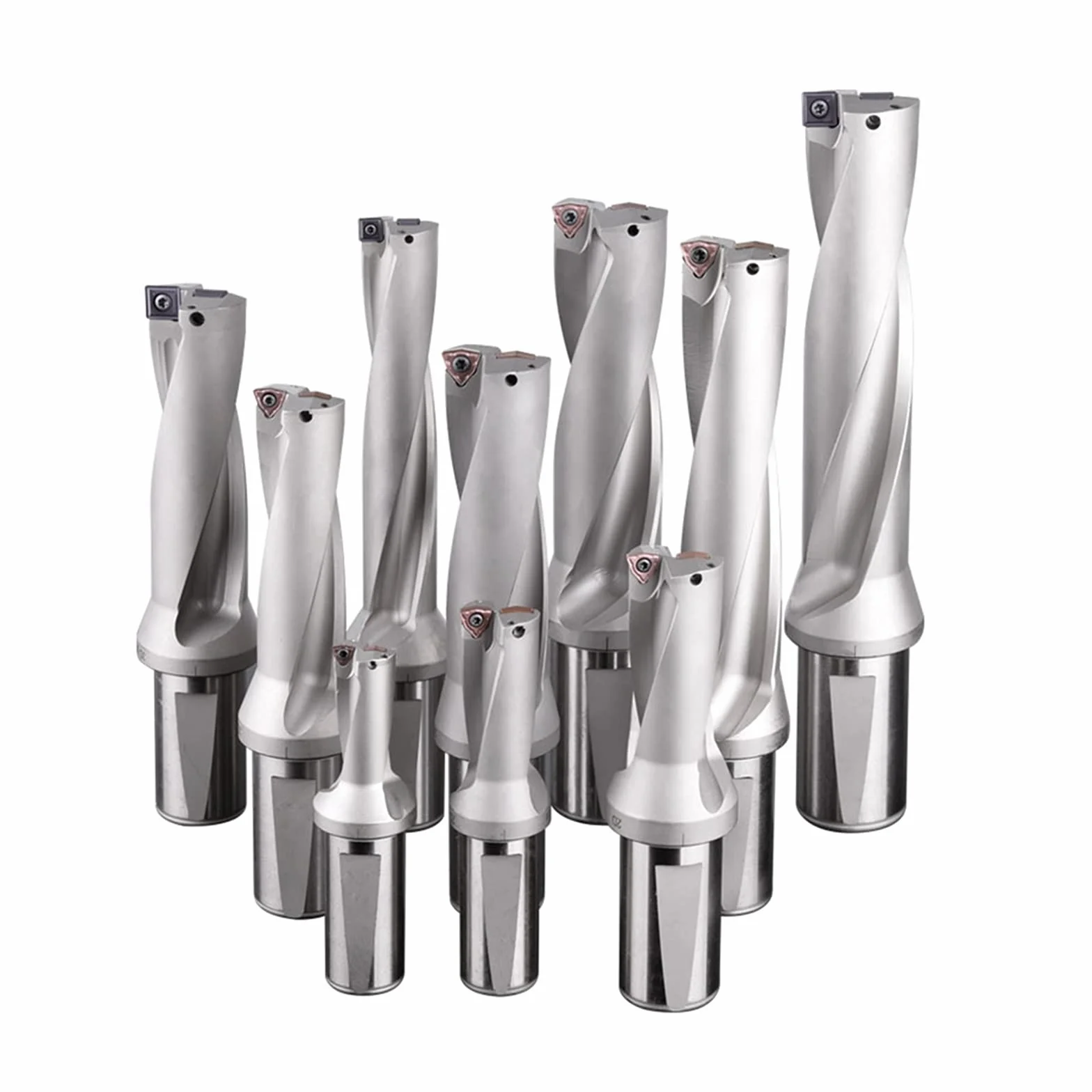 wiertła bity wiertła do metalu wiertło wewnętrzne 13mm-50mm głębokość 2/3/4/5D wiertło indeksowane U C32-D31-Wc06 4D (Color : Insert Wc06 10pcs, Size : 3D)