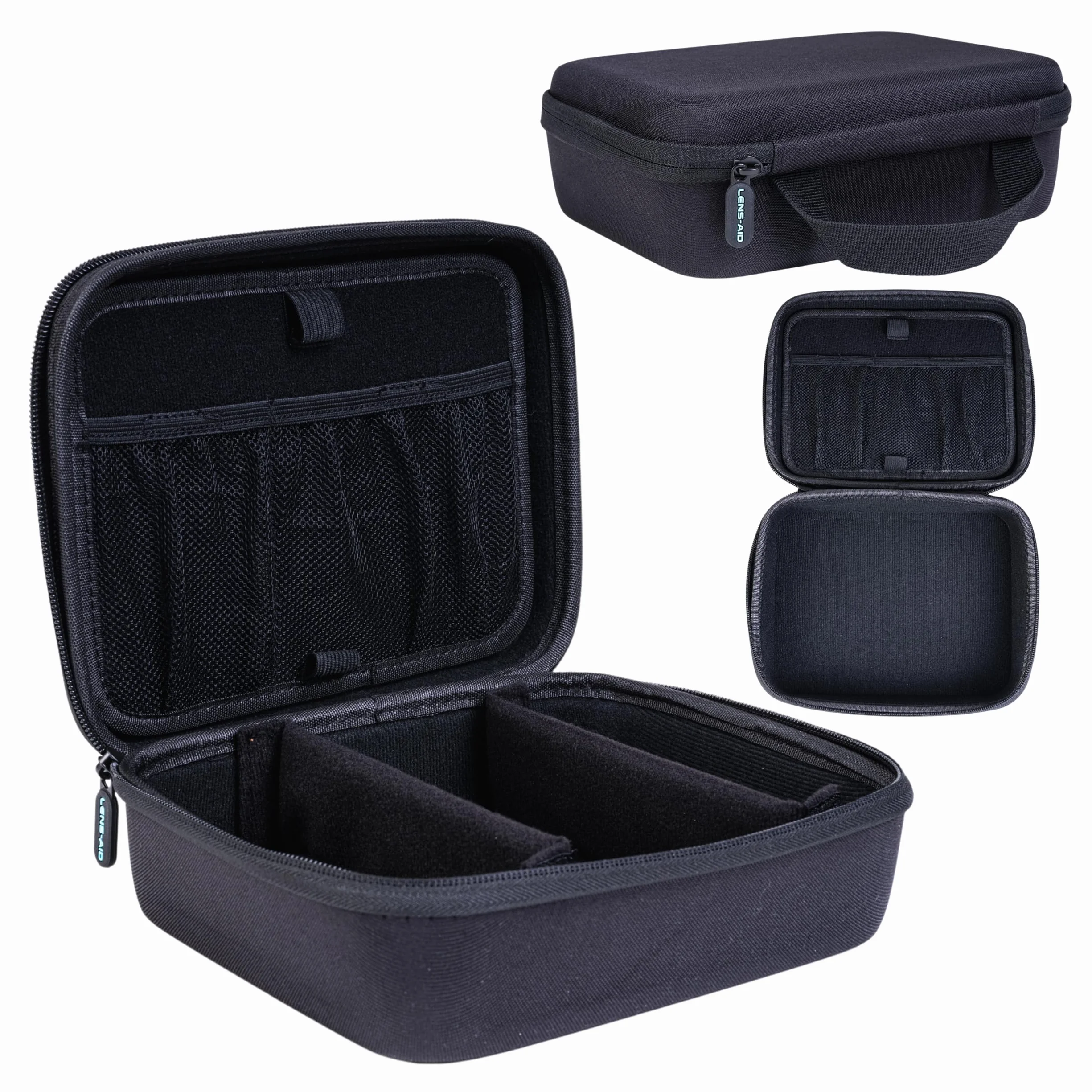 LENS-AID Organizer Case na akcesoria do aparatów fotograficznych, czarny, Hard Case