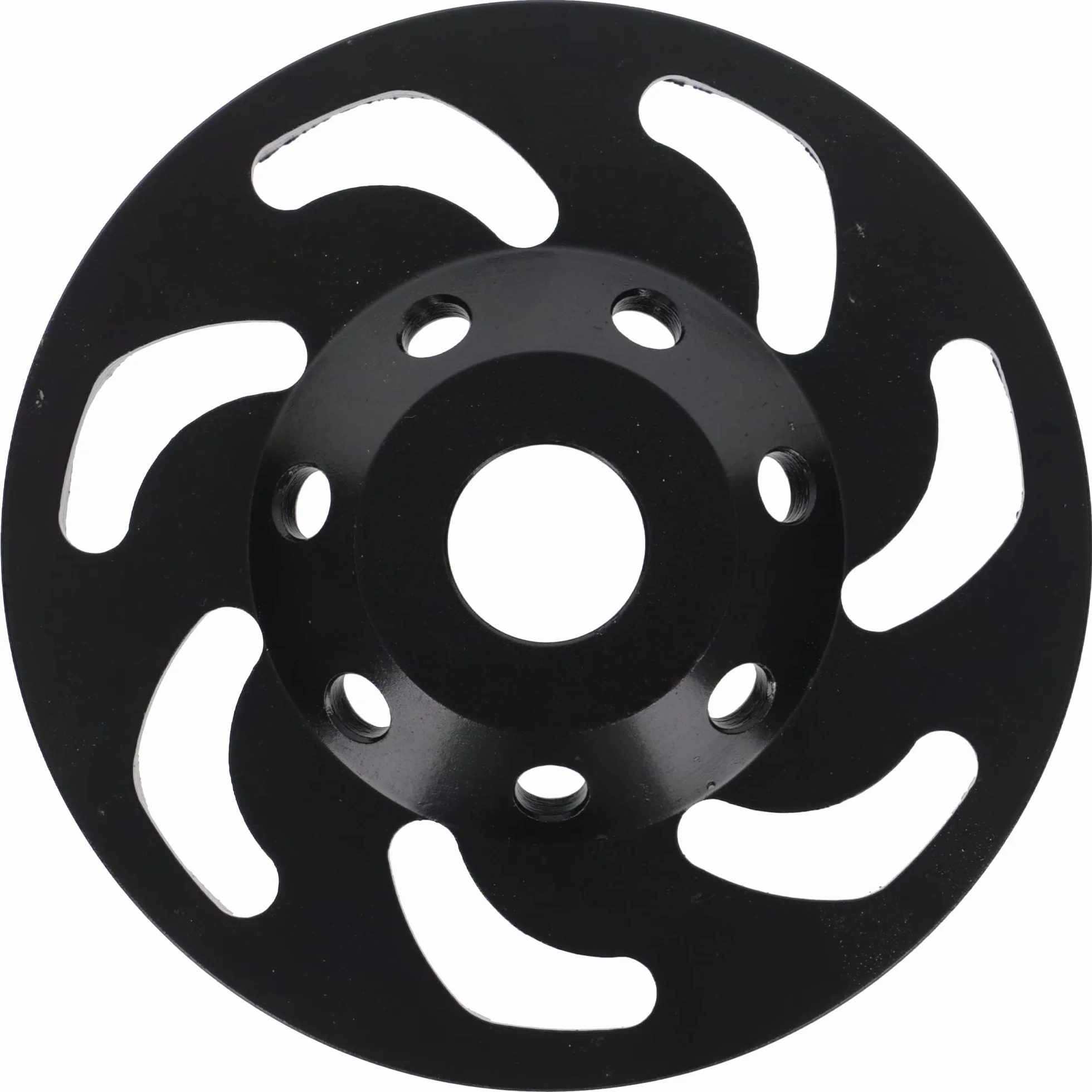 PRODIAMANT Profesjonalna diamentowa tarcza szlifierska Boomerang 125 mm x 22,2 mm, bardzo gruba, uniwersalna ziarnistość do kleju, betonu, kamienia zoptymalizowana pod kątem odsysania pyłu