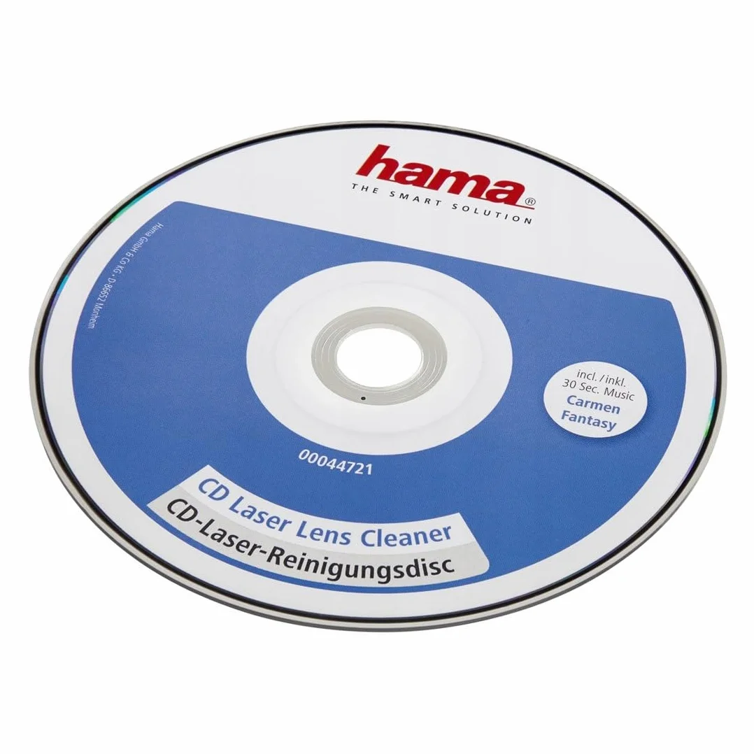 Hama Płyta do Czyszczenia Płyt CD i DVD, Niebieska