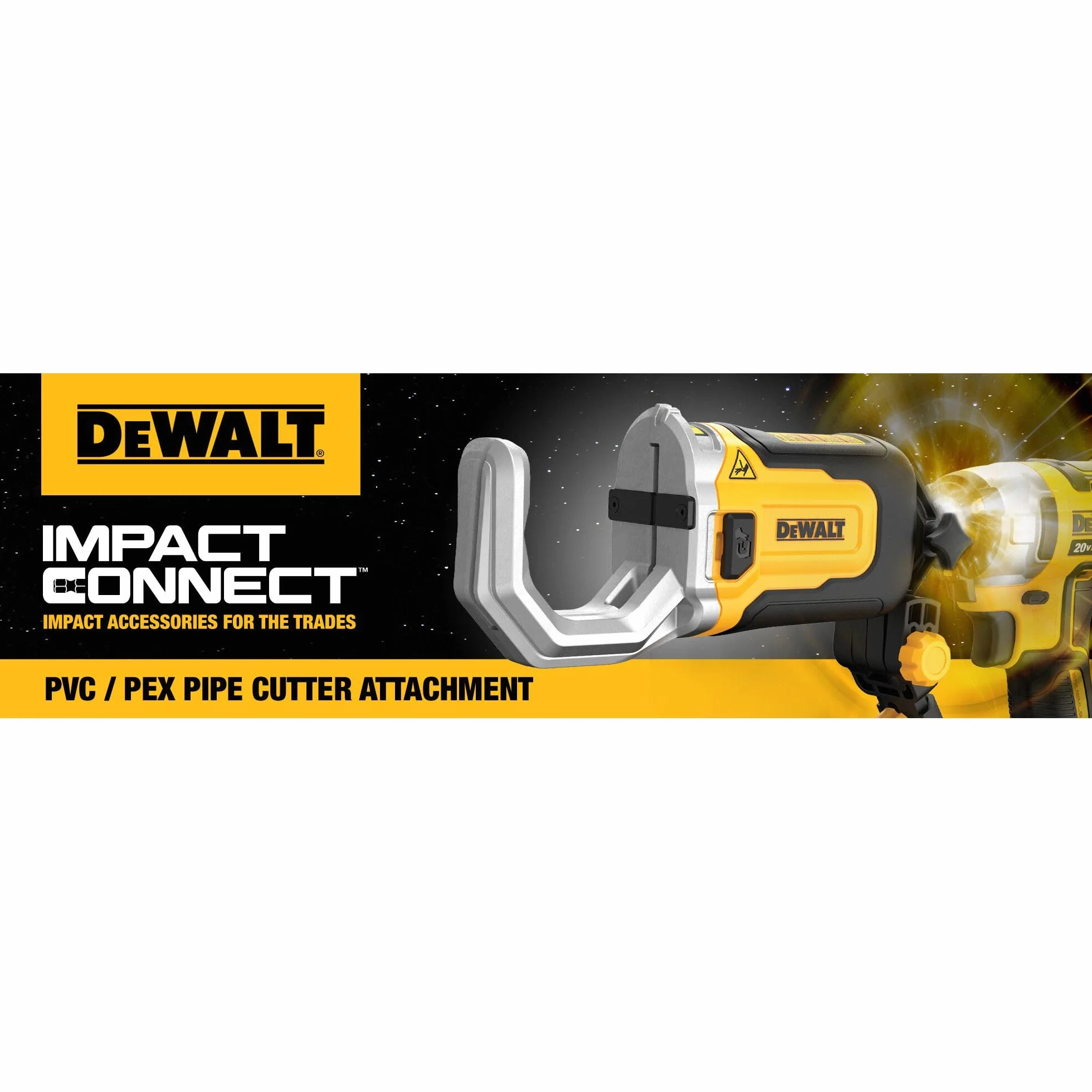 DEWALT IMPACT CONNECT obcinak do rur miedzianych, mocowanie wkrętarki udarowej, obcinacz do rur (DWACPRIR)