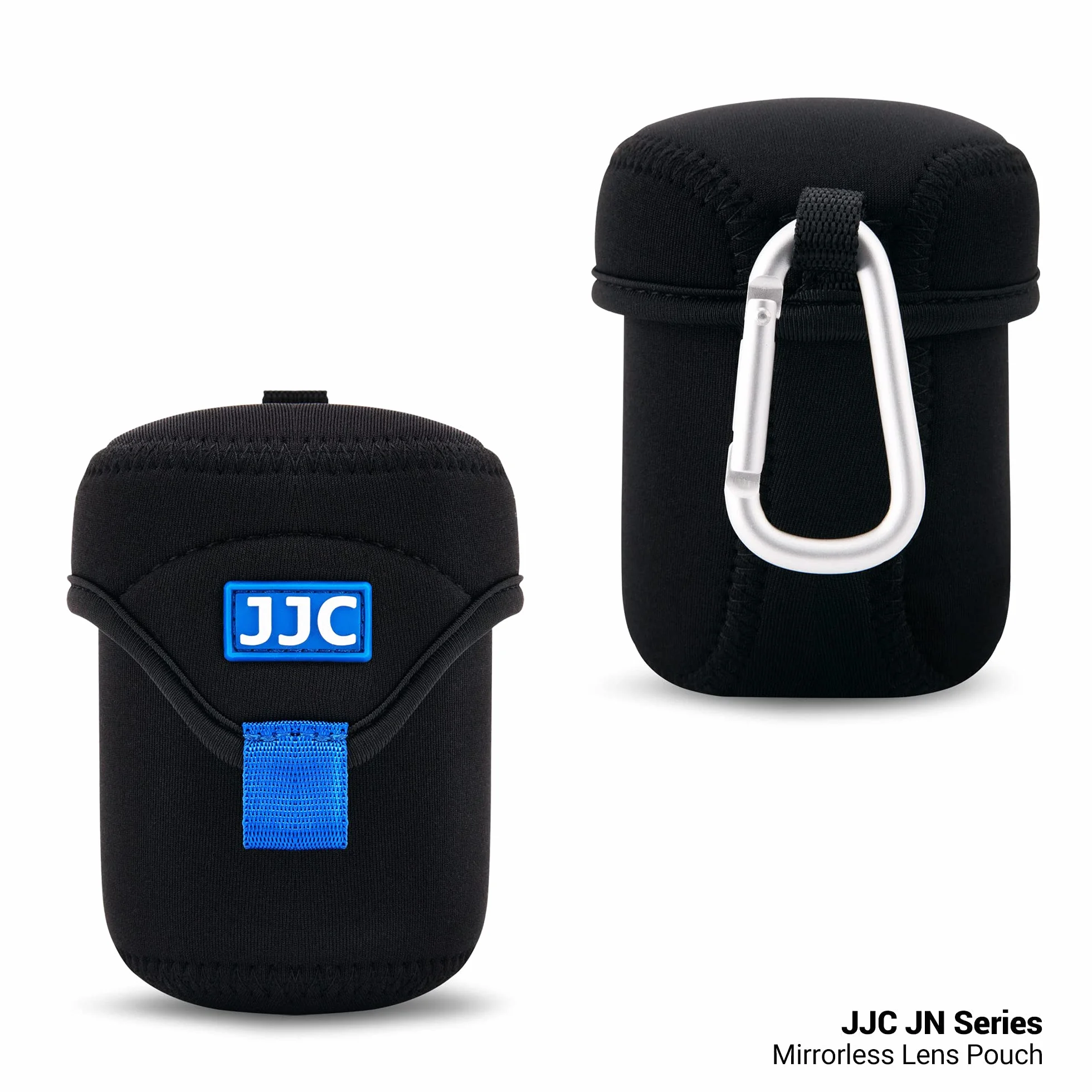 JJC JN bezlusterkowy futerał na obiektyw, czarny, M (Fits lenses: ≤ 2.6 x 3.1"), Współczesny