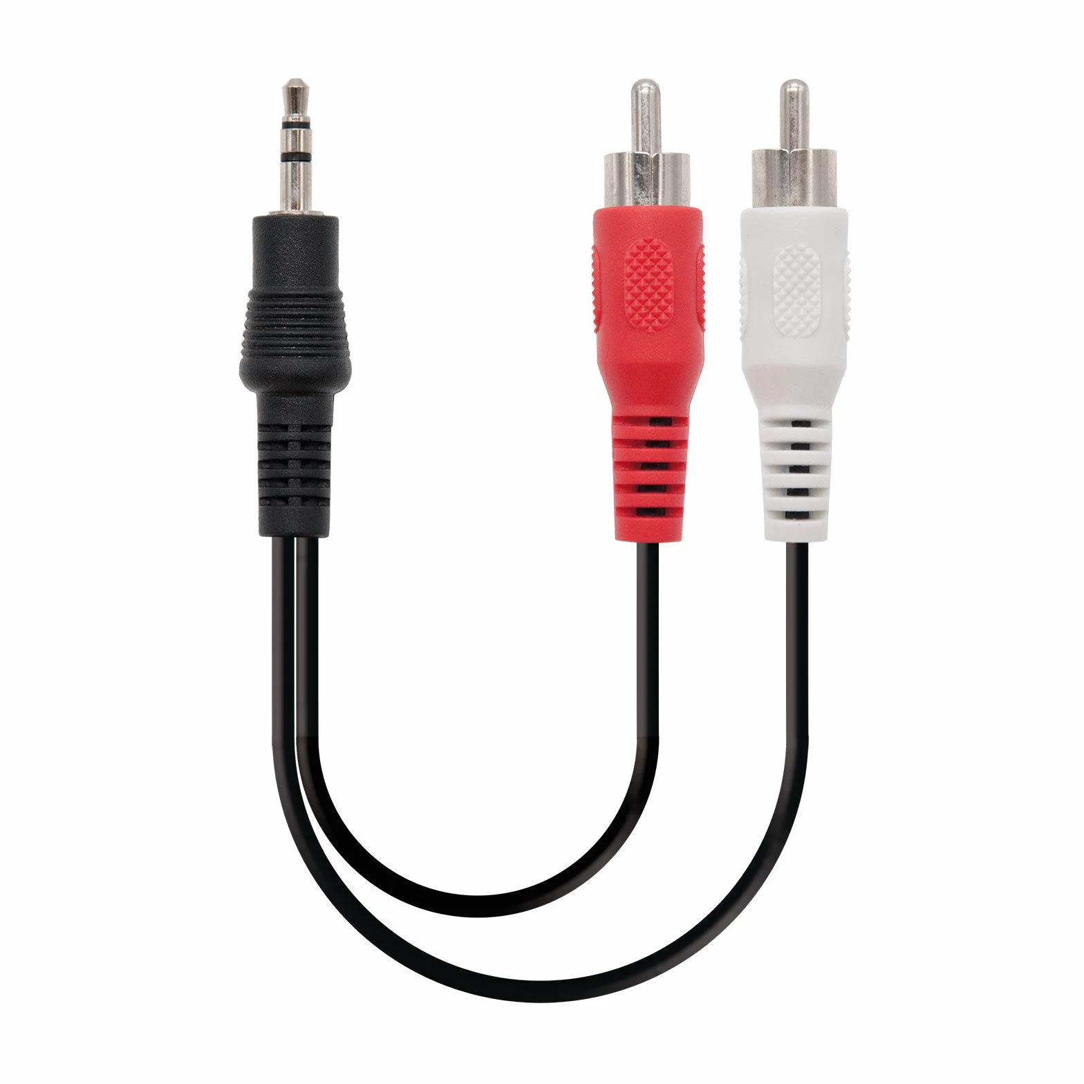 Nanocable kabel audio stereo 2 cinch JACK 3.5 M-2 x RCA M 3,0 m czarny
