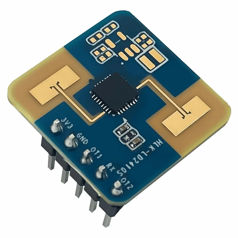 LD2410S moduł czujnika obecności 24 GHz, Ultra Low Power (0,1 mA), wykrywanie stojących osób i mikroruchów, zasięg 10 m, fale milimetrowe MMWave czujnik radarowy FMCW