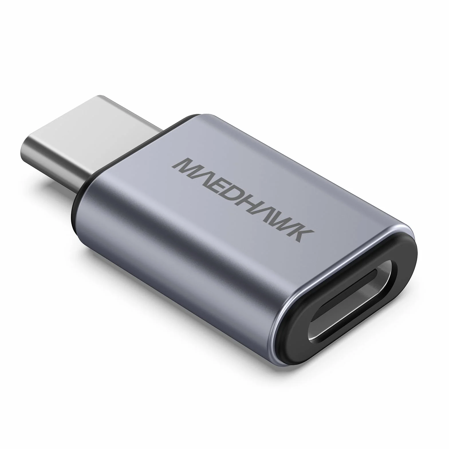MaedHawk Bypass 2.0 Adapter słuchawkowy Bluetooth 5.4 do motocykla CarPlay USB-C szary