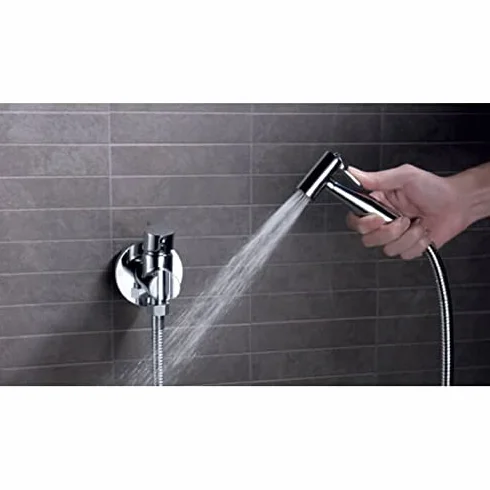 Imex Series Monachium Szczotkowany Nikiel RDM001/NQ Bidet Zestaw Prysznic Higieniczny Zestaw Prysznic Ręczny Z Mikserem, Pojedynczy Uchwyt Podtynkowy do Bidetu WC