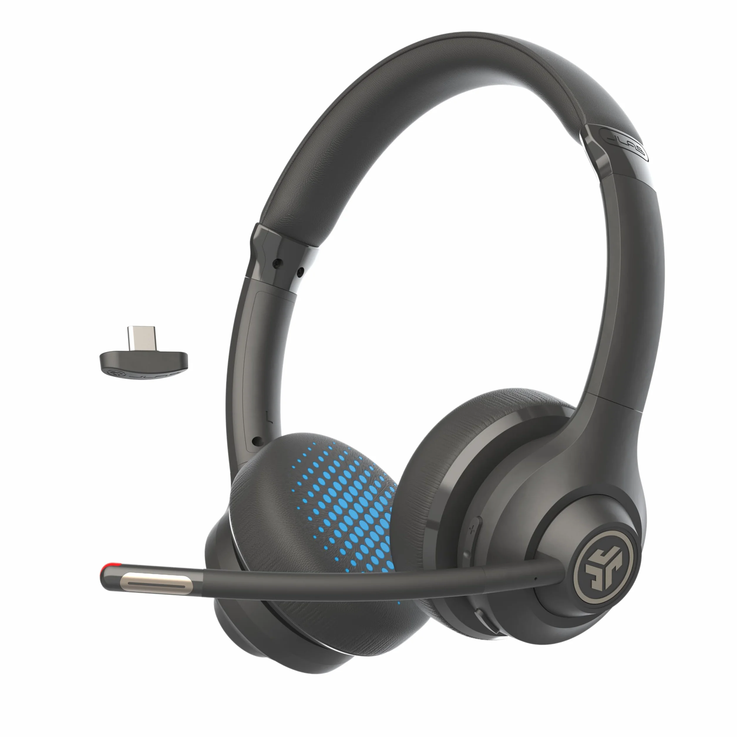 JLab Go Work bezprzewodowe zestawy słuchawkowe 2. generacji z mikrofonem Bluetooth do komputera