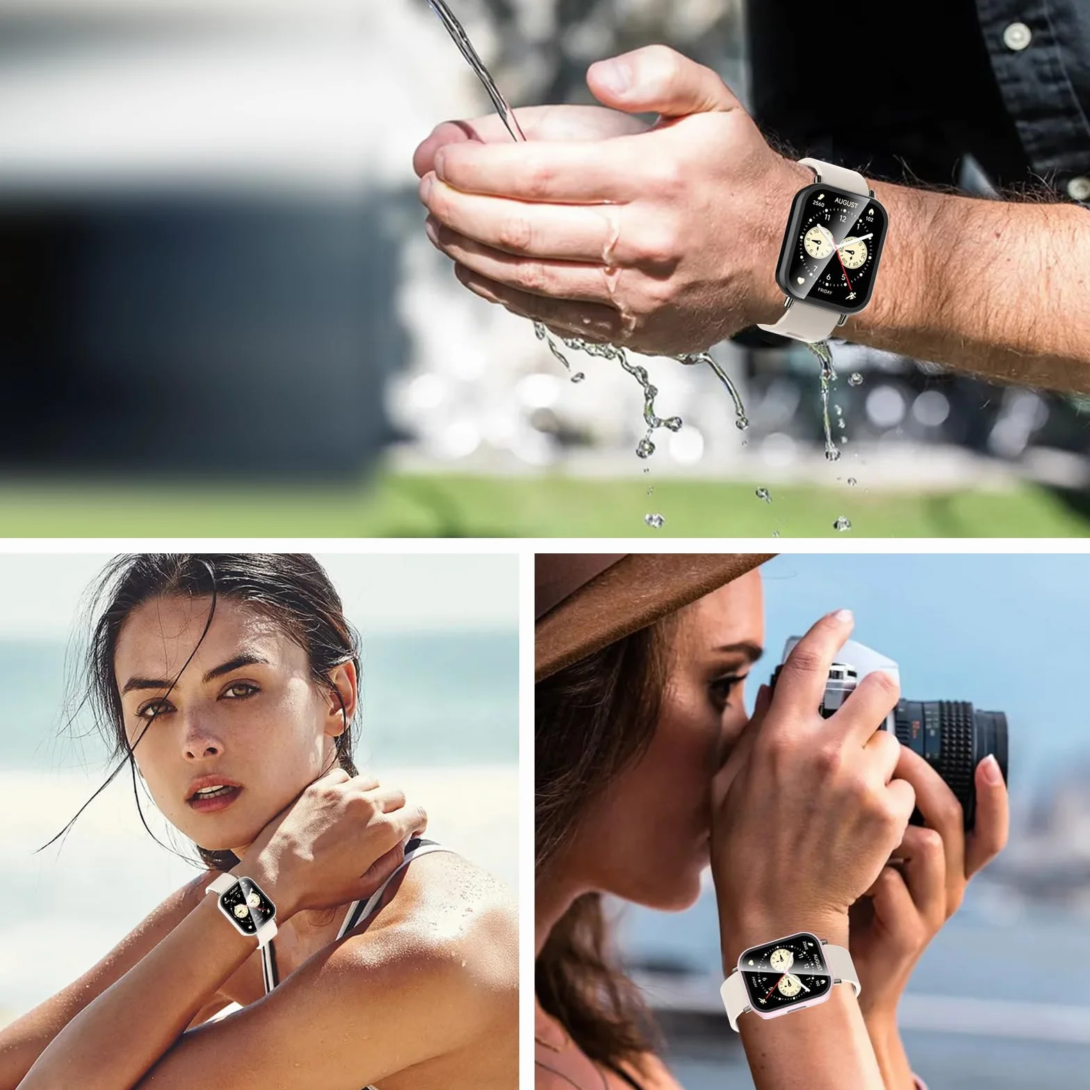 Etui Xiaomi Redmi Watch 5 Lite z hartowanym szkłem ochronnym, twarde tworzywo sztuczne