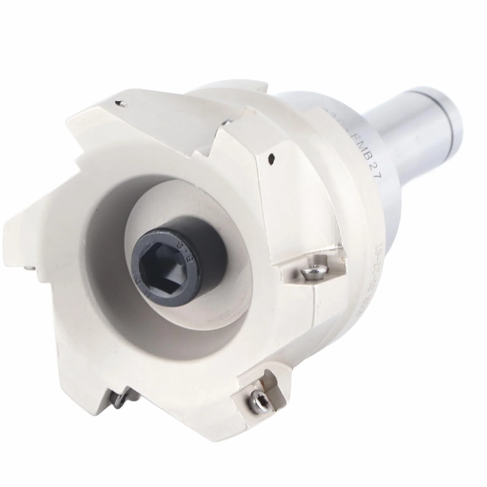 Generic C20 FMB27 Uchwyt Tulei Zaciskowej Frez 6 Rowków APMT1604 Płytki do Precyzyjnej Obróbki CNC (Głowica tnąca C20-FMB27+80+ziarna noża 1604APMT)