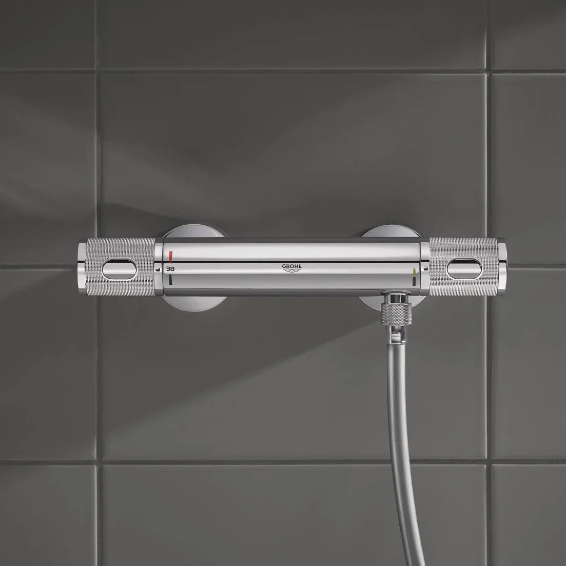 Grohe Precision Feel Bateria, Srebrny, ‎38 x 20 x 7.5 cm; 2.23 kg