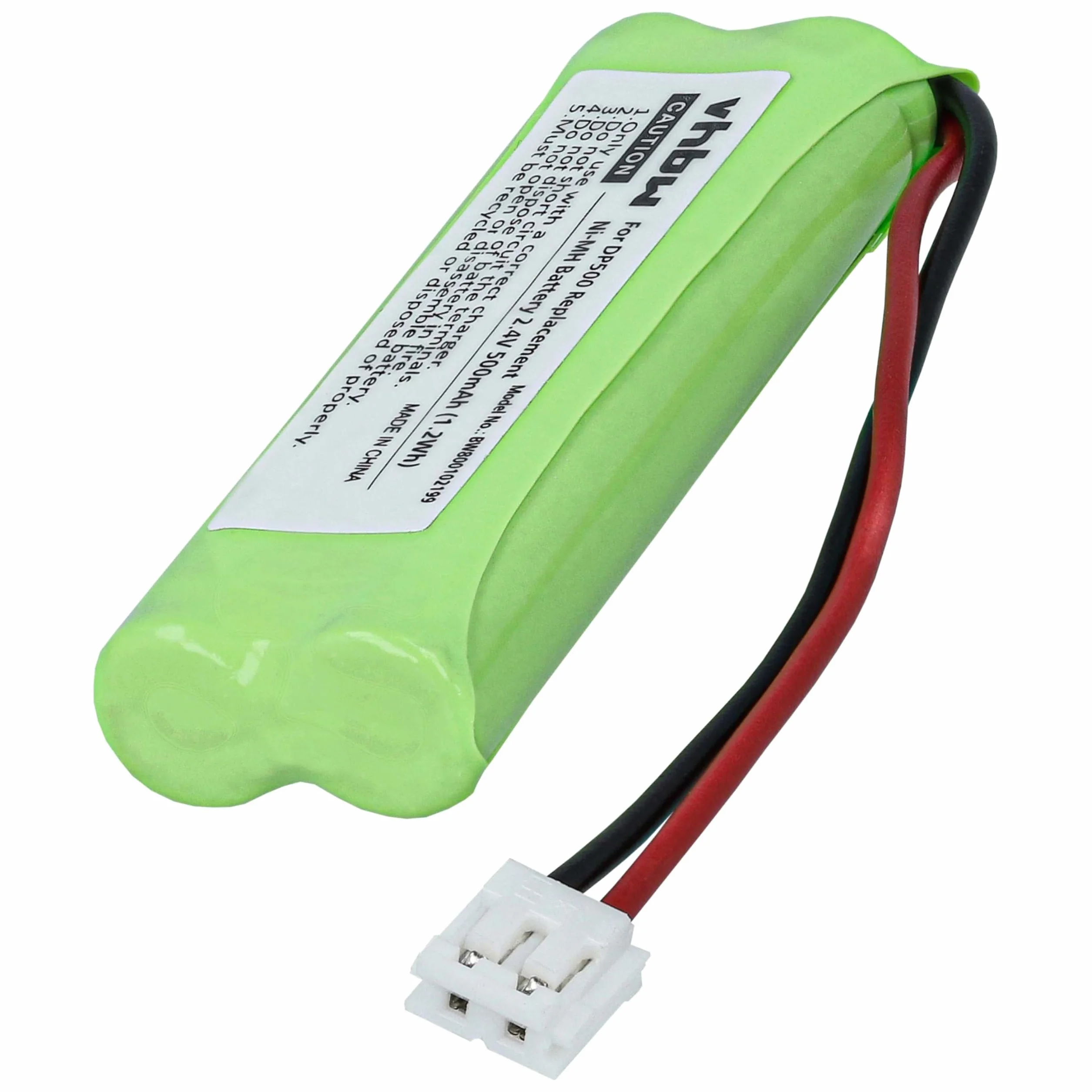 vhbw 1 x bateria kompatybilna z Medion MD82973, MD83024, MD83173, Life S63062, S63065, S63072 telefon stacjonarny (500 mAh, 2,4 V, NiMH) - zamiennik do GP1010, GPHC05RN01, VTHC04RN01, VTHC04RN0001 0 0