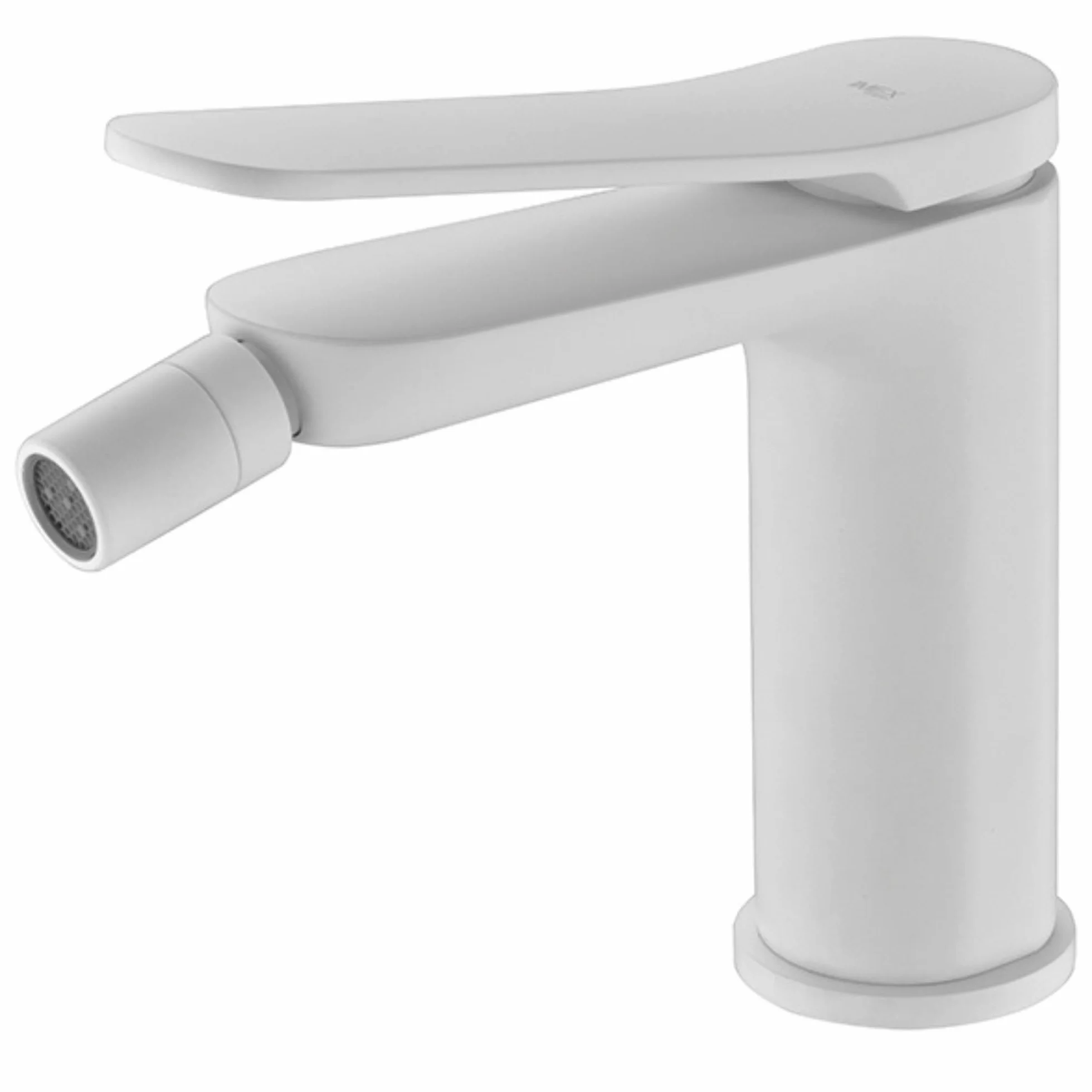 IMEX kran bidetowy, bateria bidetowa, bateria bidetowa, bateria bidetowa z mieszaczem ciepłej i zimnej wody, bateria Bidet, łatwa instalacja, seria Danii, matowa biel