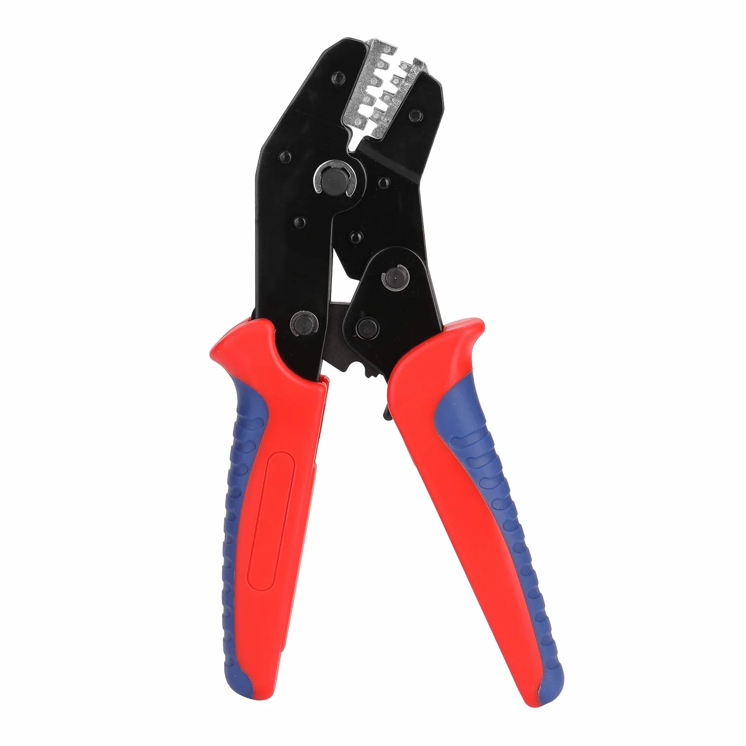 SN - 48BS Ferrule Crimping Tool Kit | 8 Interchangeable Jaws for Insulation Terminals | High - Strength Steel Crimper with Automatic Release | Electrical Work/Automotive Repair