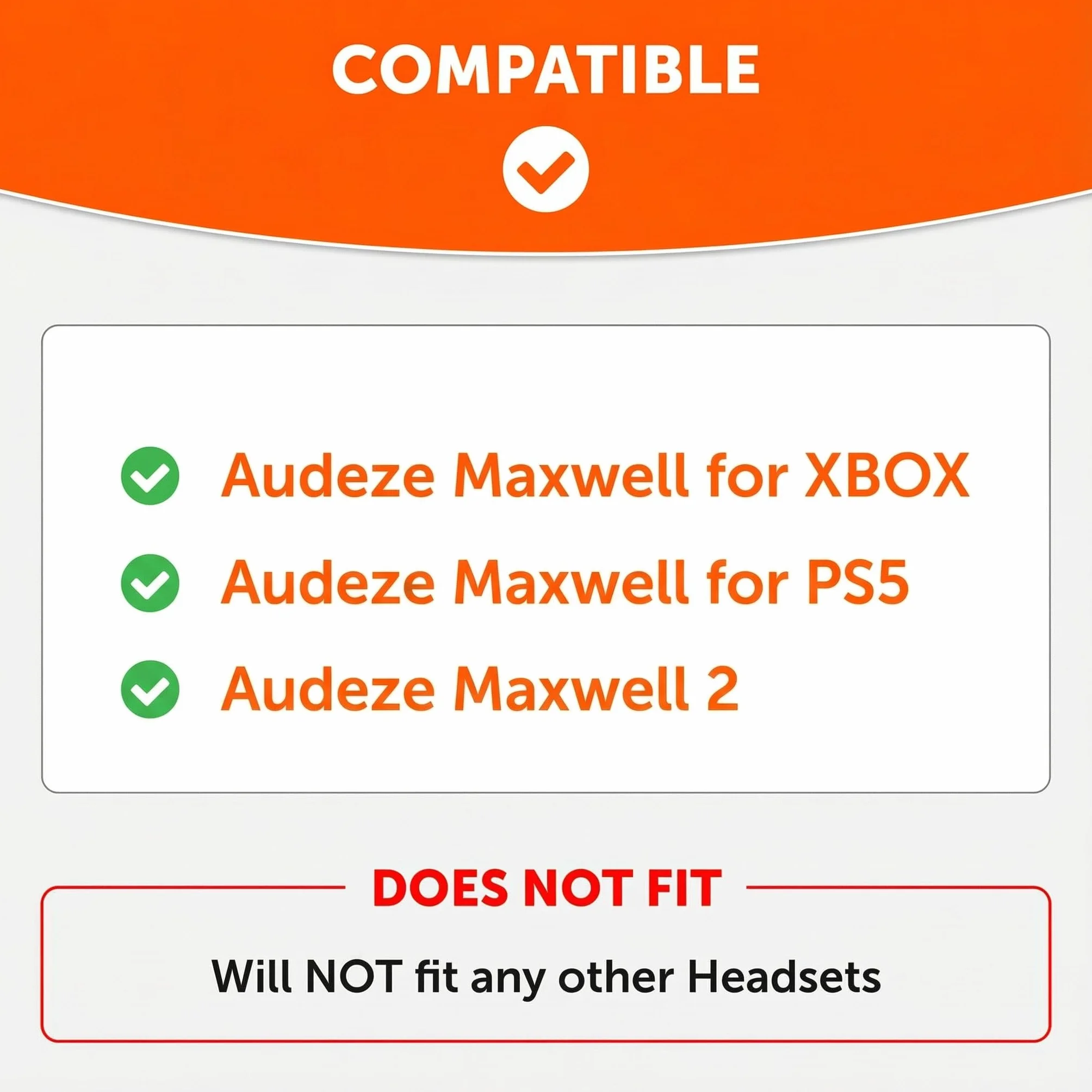 Wicked Cushions Maxwell WC HeadbandZ XL Silikonowy Pałąk Kompatybilny z Audeze Maxwell 1 i 2 Czarny