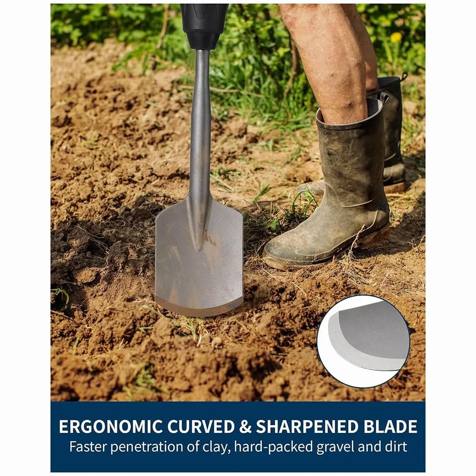 SDS Max Clay Spade 4-1/5.1 cm X 43.2 cm. Stalowa łopata do młota obrotowego SDS Max młot pneumatyczny młot pneumatyczny rozszerzona łopatka do zaprawy cementowej