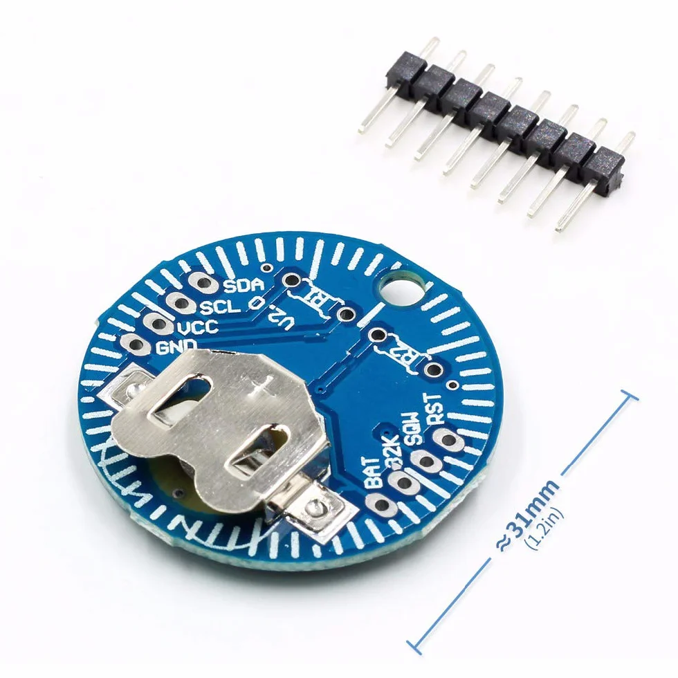 DS3231 DS3231SN RTC moduł pamięci Real Time Clock V2.0 I2C z nagłówkiem stykowym