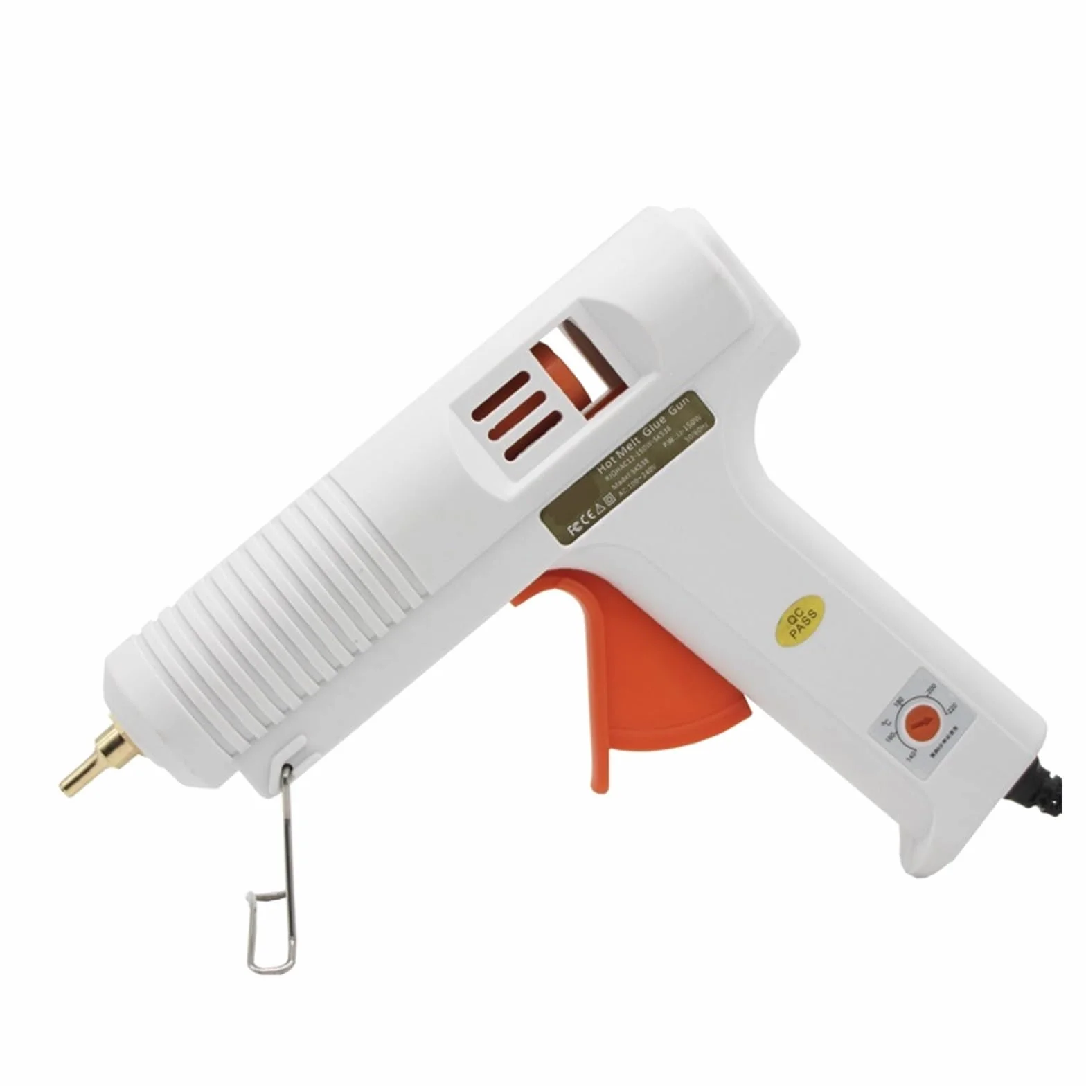 150W pistolet do klejenia na gorąco 1 mm średnica długa dysza 1,3 mm małe otwarcie 1,3 mm narzędzia do naprawy rękodzieła DIY pistolet do klejenia