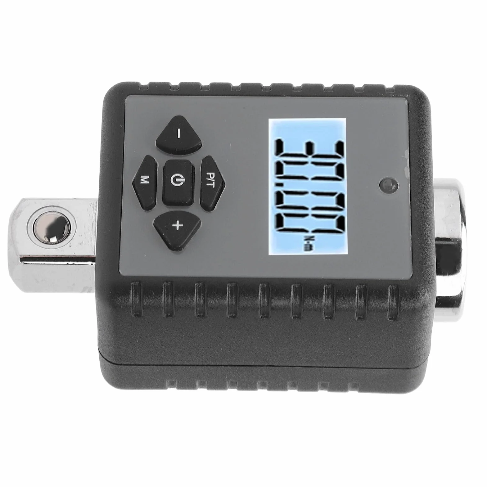 Drfeify 1 2-calowy Cyfrowy Adapter Klucza Skrętnego Stalowy ABS Elektroniczny Konwerter Klucza Skrętnego 17 na 340 N.m Pamięć Brzęczyka LED dla Mechaników Samochodowych i Motocyklowych