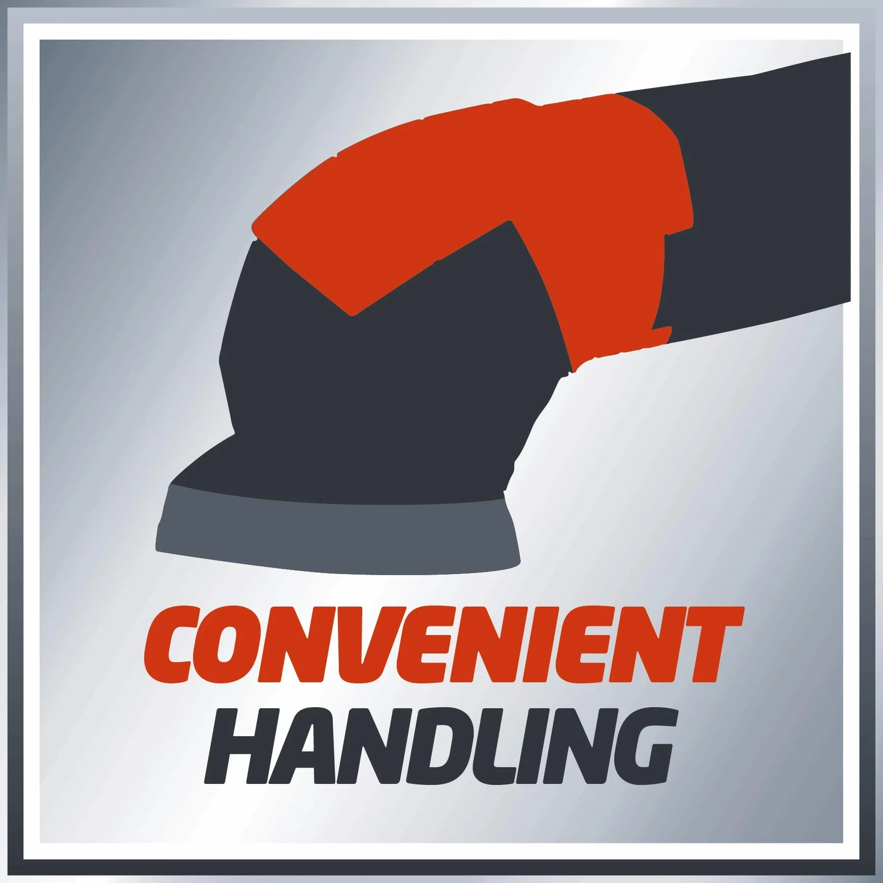 Einhell Szlifierka Delta TC-DS 19 (190 W, prędkość oscylacyjna 20000 1/min, ergonomiczny miękki uchwyt, Extreme Fix, adapter do odsysania kurzu, w zestawie 3 sztuki papieru ściernego), czerwona