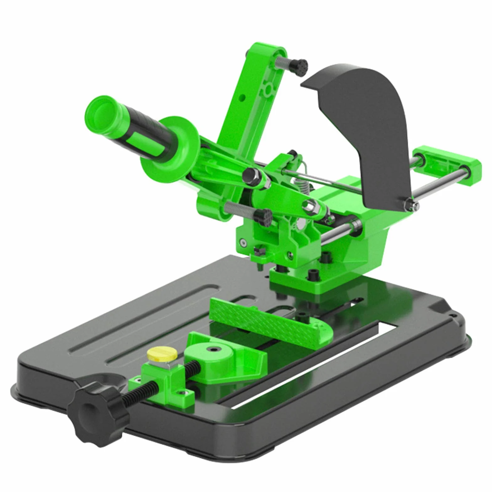 Stojak do szlifierki kątowej DIY uchwyt szlifierki kątowej wspornik frez metalowy wspornik żelazna podstawa do jednoręcznych szlifierek kątowych 100-125 mm (szlifierka kątowa nie jest dołączona)