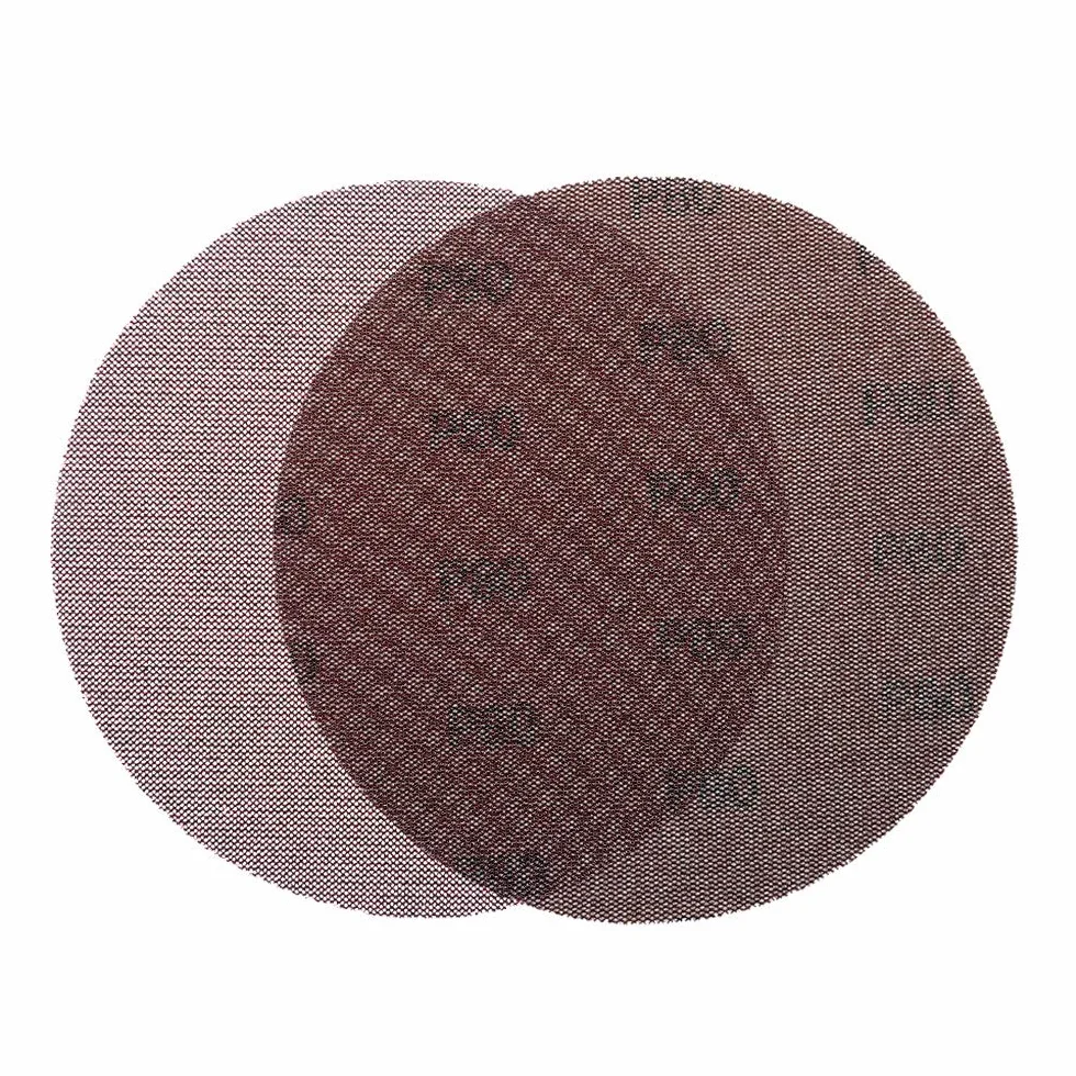 7-calowy 180 mm siatkowy materiał ścierny bezpyłowy Papier ścierny do szlifowania pętli na sucho zapobiegający blokowaniu się papieru ściernego 80 do 320 Grit (opakowanie 15), 80