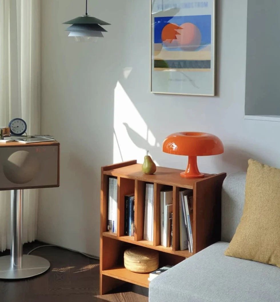 Lampa Spotaxe Champignon Orange, lampy LED, trwałe, bezpieczne i przyjazne dla środowiska, do dekoracji wnętrz, studia, sypialni, jako prezent, ciepła dioda świecąca w zestawie