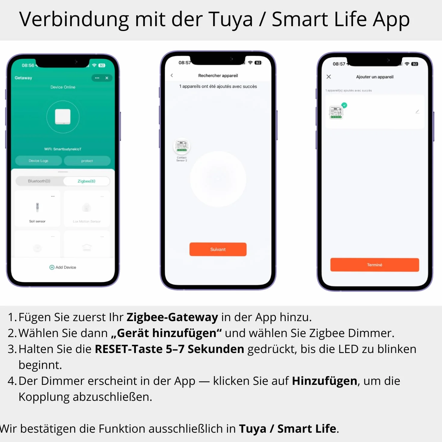 2 GANG Dimmer ściemniacz TUYA Zigbee MINI V3 sterownik oświetlenia