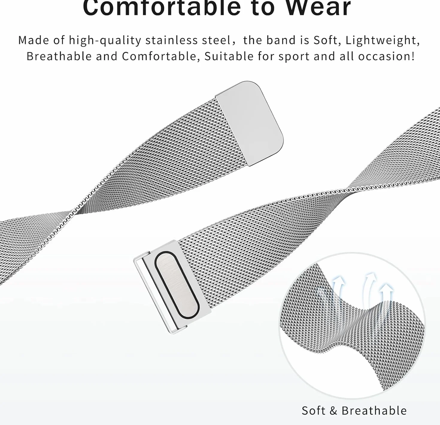 Bransoletka metalowa magnetyczna do Xiaomi Redmi Watch 5 Active / 5 Lite