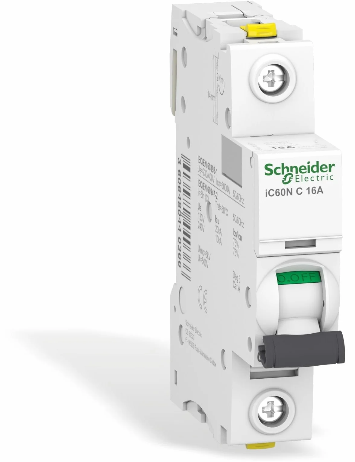 Schneider Electric A9F04116 Wyłącznik, Biały