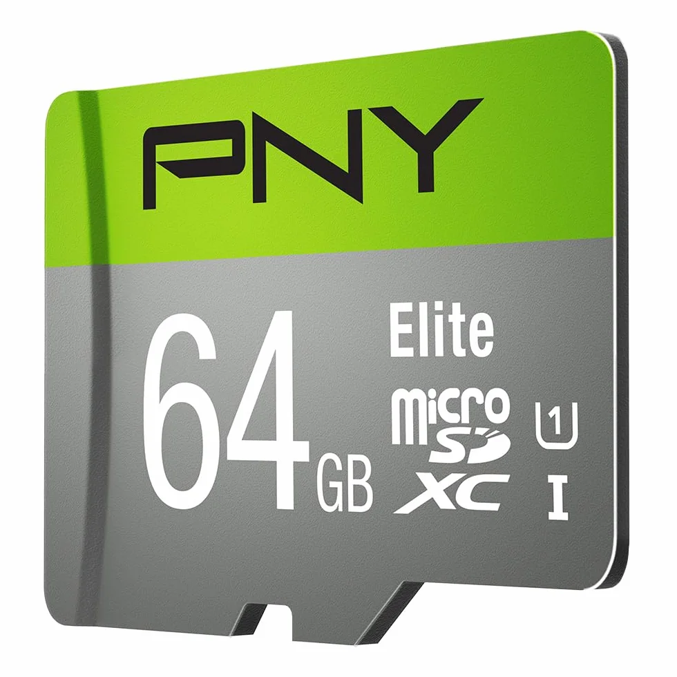 PNY Elite microSDXC 64GB Class 10 UHS-I U1 100MB/s