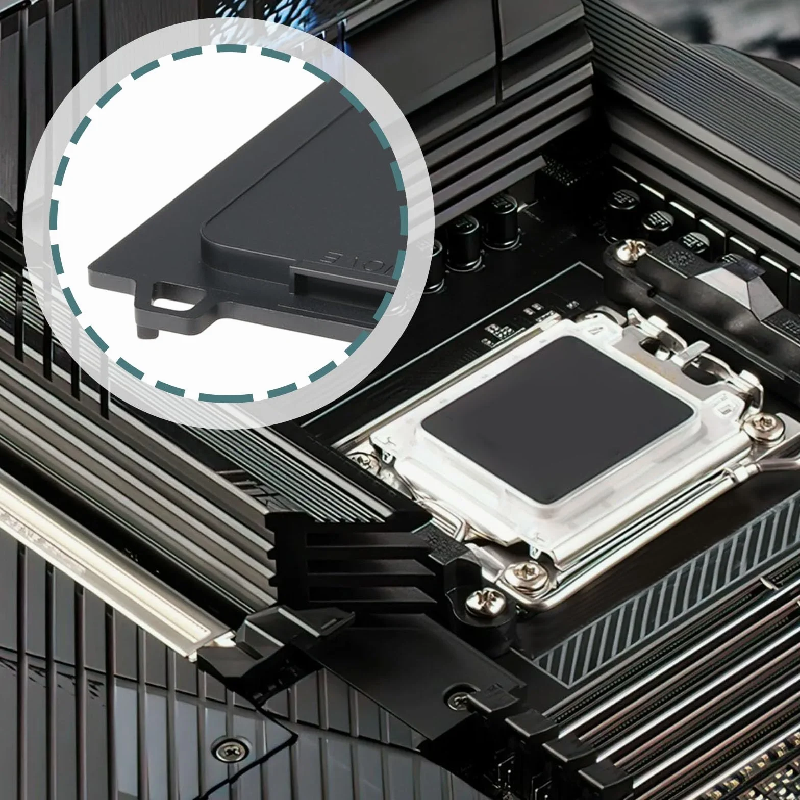 Osłona płyty głównej kompatybilna z AMD AM5 Ryzen LGA 1718 2 szt.