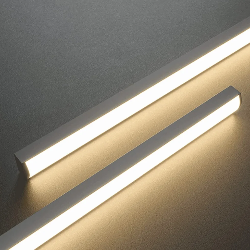 Nowoczesny minimalistyczny żyrandol do jadalni z reflektorem LED, regulowana lampa wisząca z metalowym paskiem, lampa sufitowa, regulowane oświetlenie wewnętrzne, lampy -BA