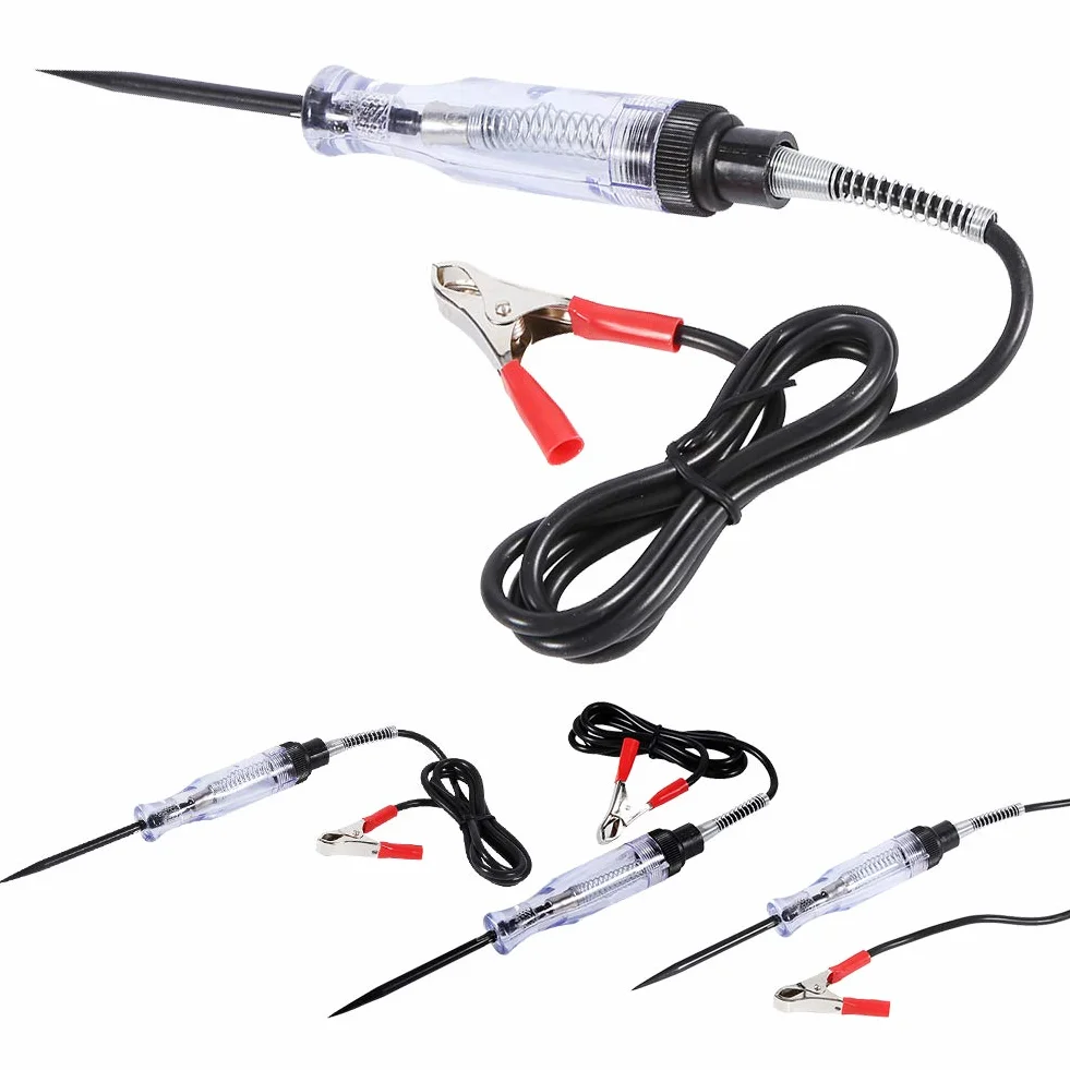 Keenso 6 V/24 V Electric Circuit Ciągłość Tester Ciągłości Z Wskaźnik Tester Prądu Luminous