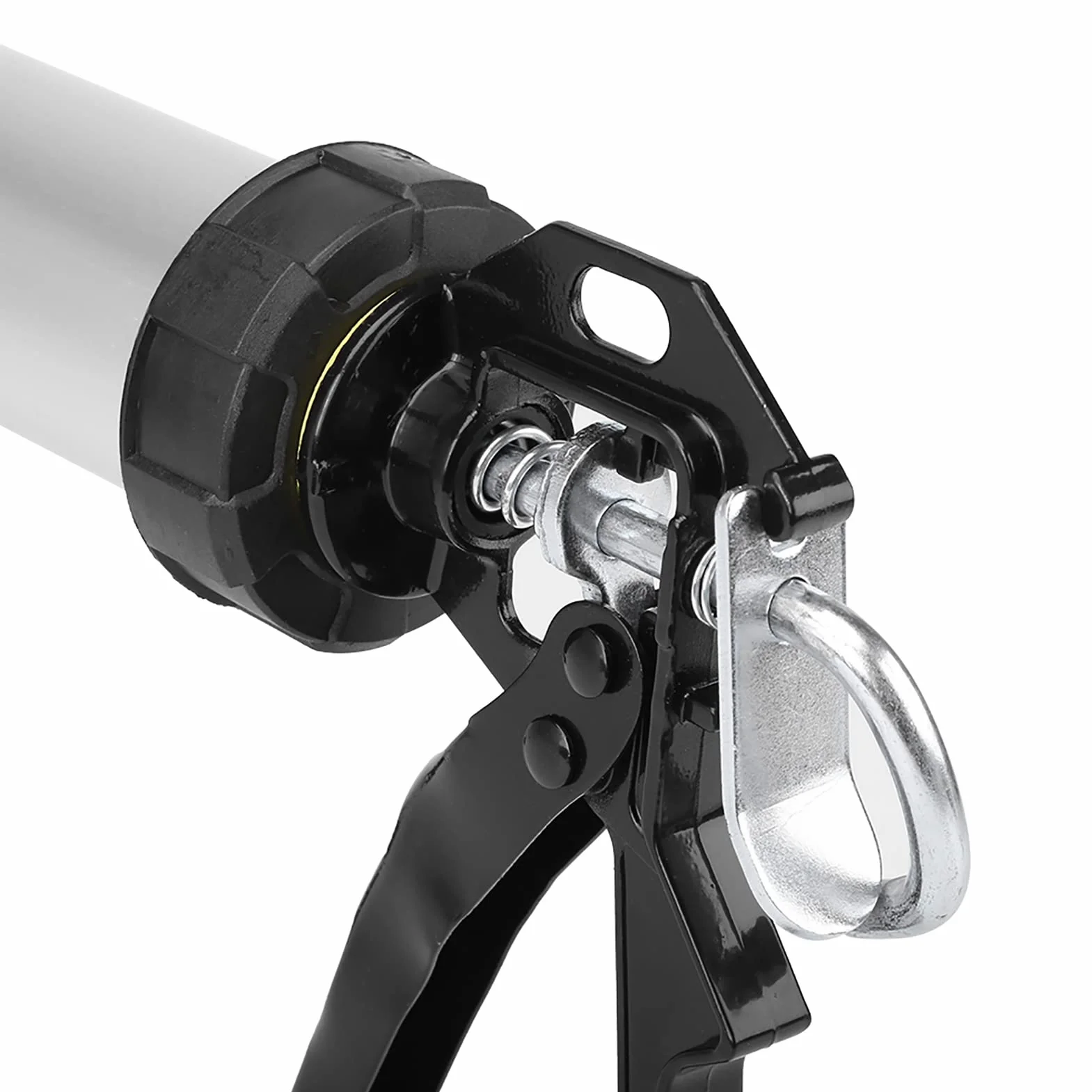 Pistolet do Uszczelniania Pistolet Pneumatyczny Narzędzia 1 szt. Rura Aluminiowa Silikonowy Pistolet do Uszczelniania 600ml Narzędzie do Uszczelniania z 10 Dyszami