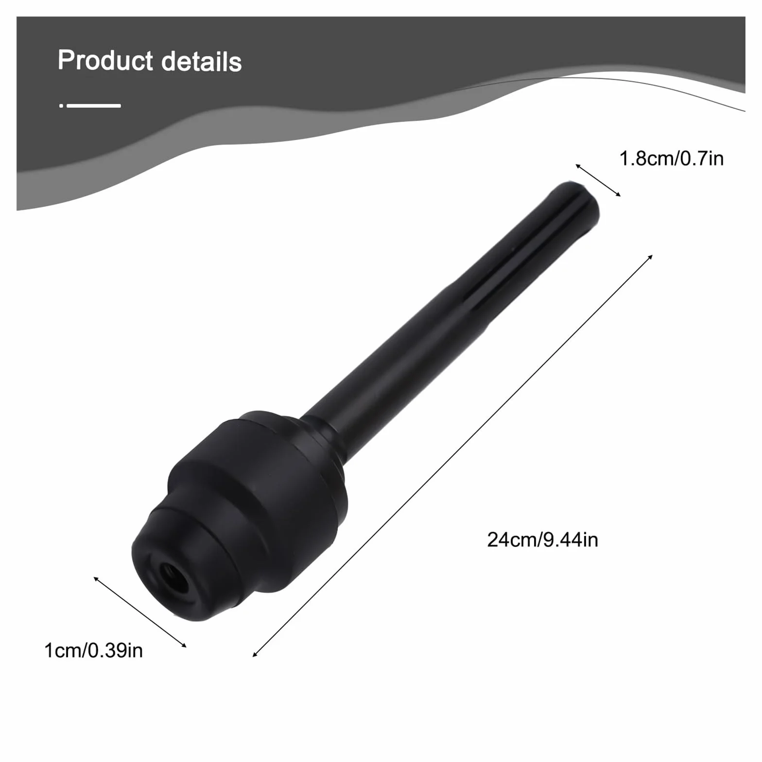 Wiertła Konwerter Narzędzie Młotkowe SDS Max SDS Plus Adapter Konwerter Chuck Adapter Adapter 240mm Czarny Odporny na Rdzę