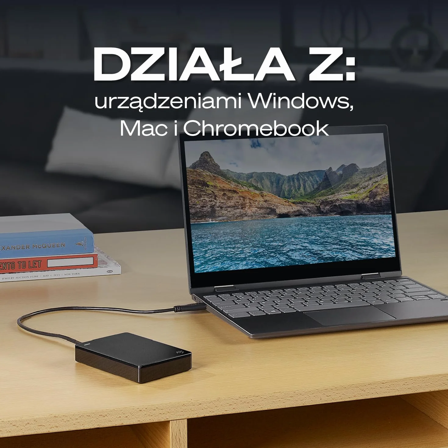 Seagate Portable Drive 2TB, Zewnętrzny dysk twardy przenośny 2.5", USB 3.0, Czarny