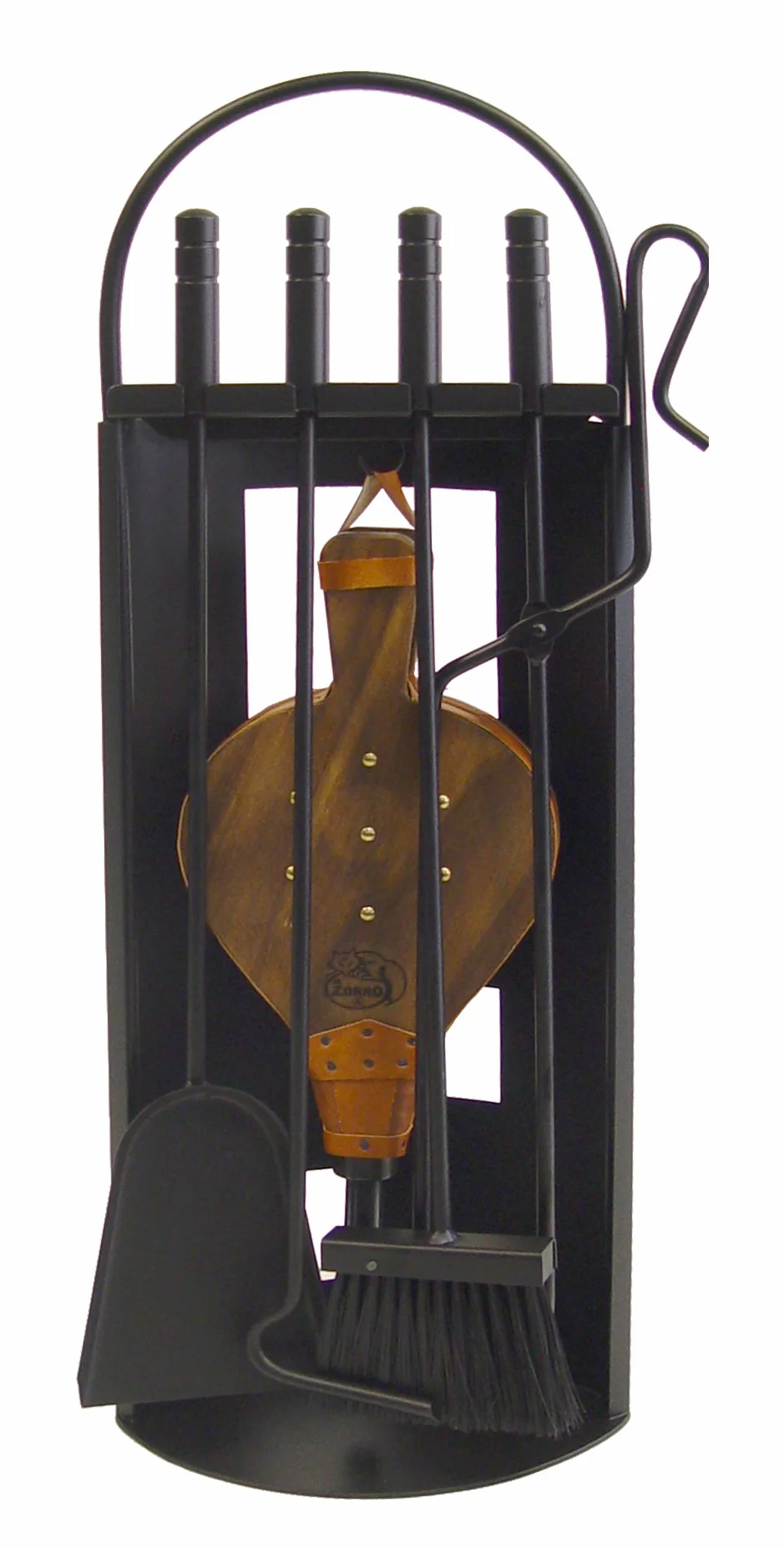 Imex El Zorro 10026 zestaw do pieca kominkowego, blacha łukowa, 68 x 23 x 14 cm, metal, czarny, 14 x 23 x 68 cm