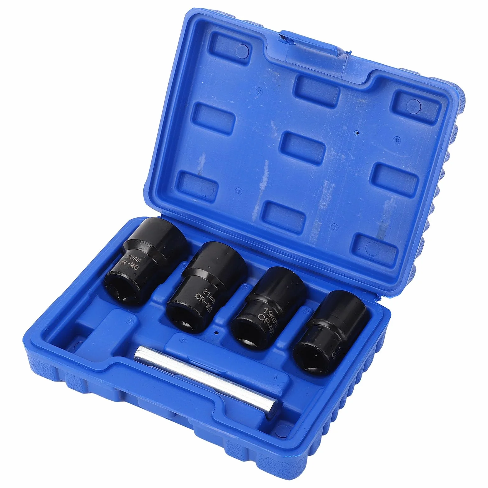 Zestaw nasadek skrętnych Wykrętaki do śrub z nakrętką koła blokującego 17 mm 19 mm 21 mm 22 mm Nasadka do wygodnego usuwania nakrętek z końcówką