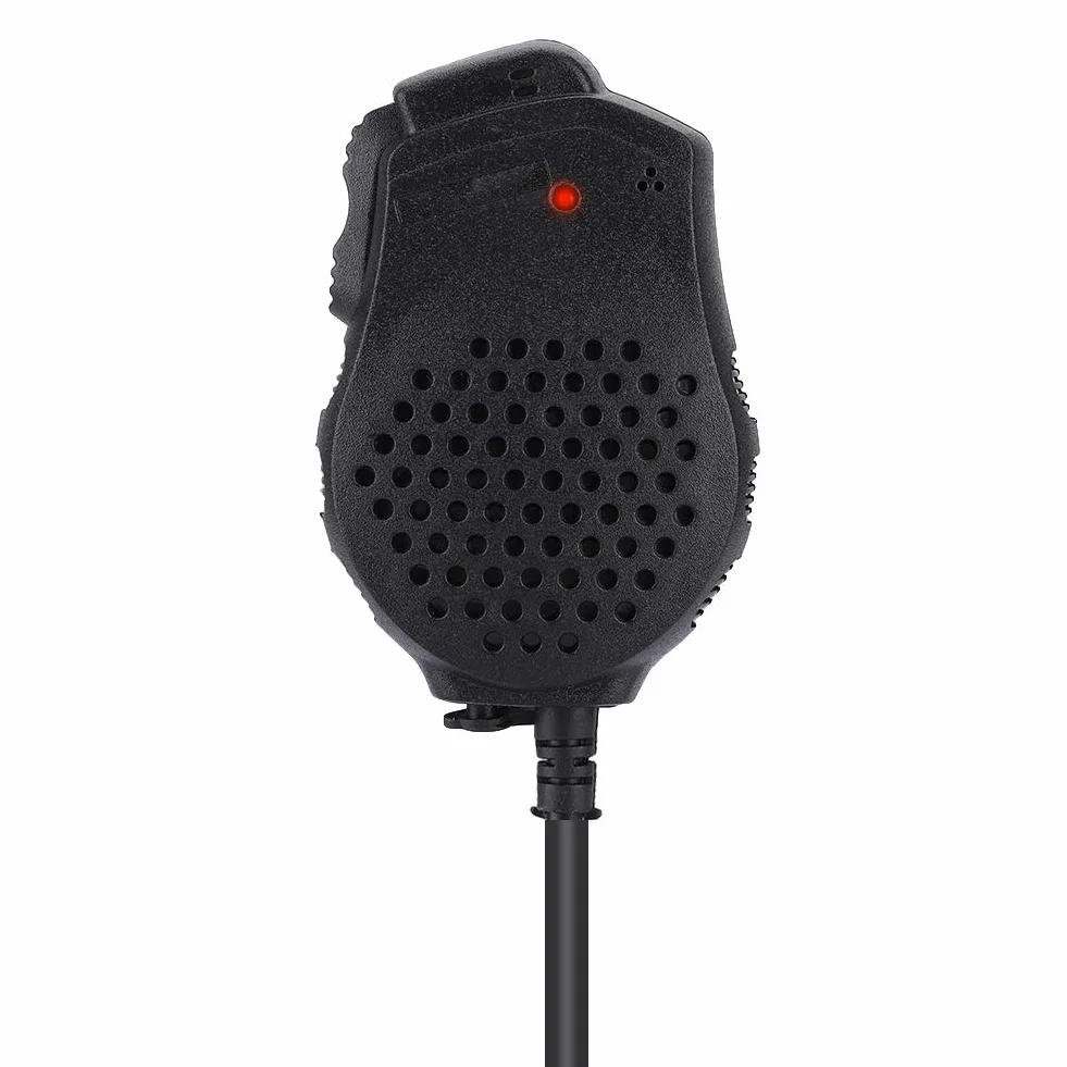 Mikrofon głośnikowy Walkie Talkie, ręczny mikrofon głośnikowy MiNi z podwójnym mikrofonem PTT do serii UV-82 Walkie Talkie, Radio