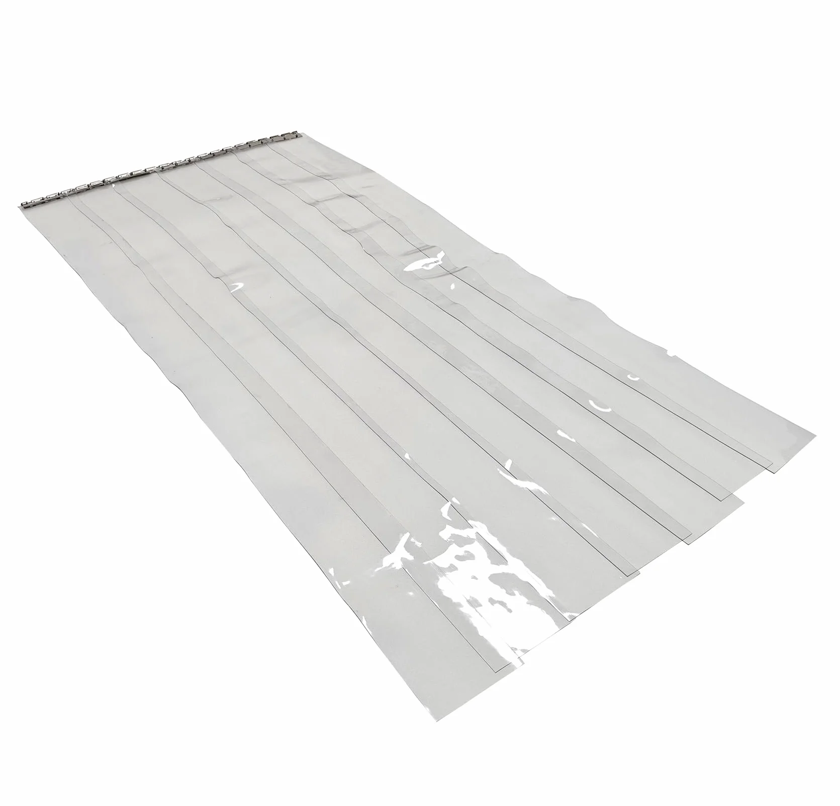 Przezroczysta listwa drzwiowa zasłona PCW ze sprzętem montażowym 213 x 107 cm do magazynu garażu domu