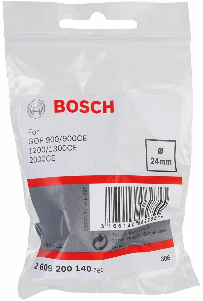 Bosch 2609200140 szablony z zamkiem szybkiego mocowania